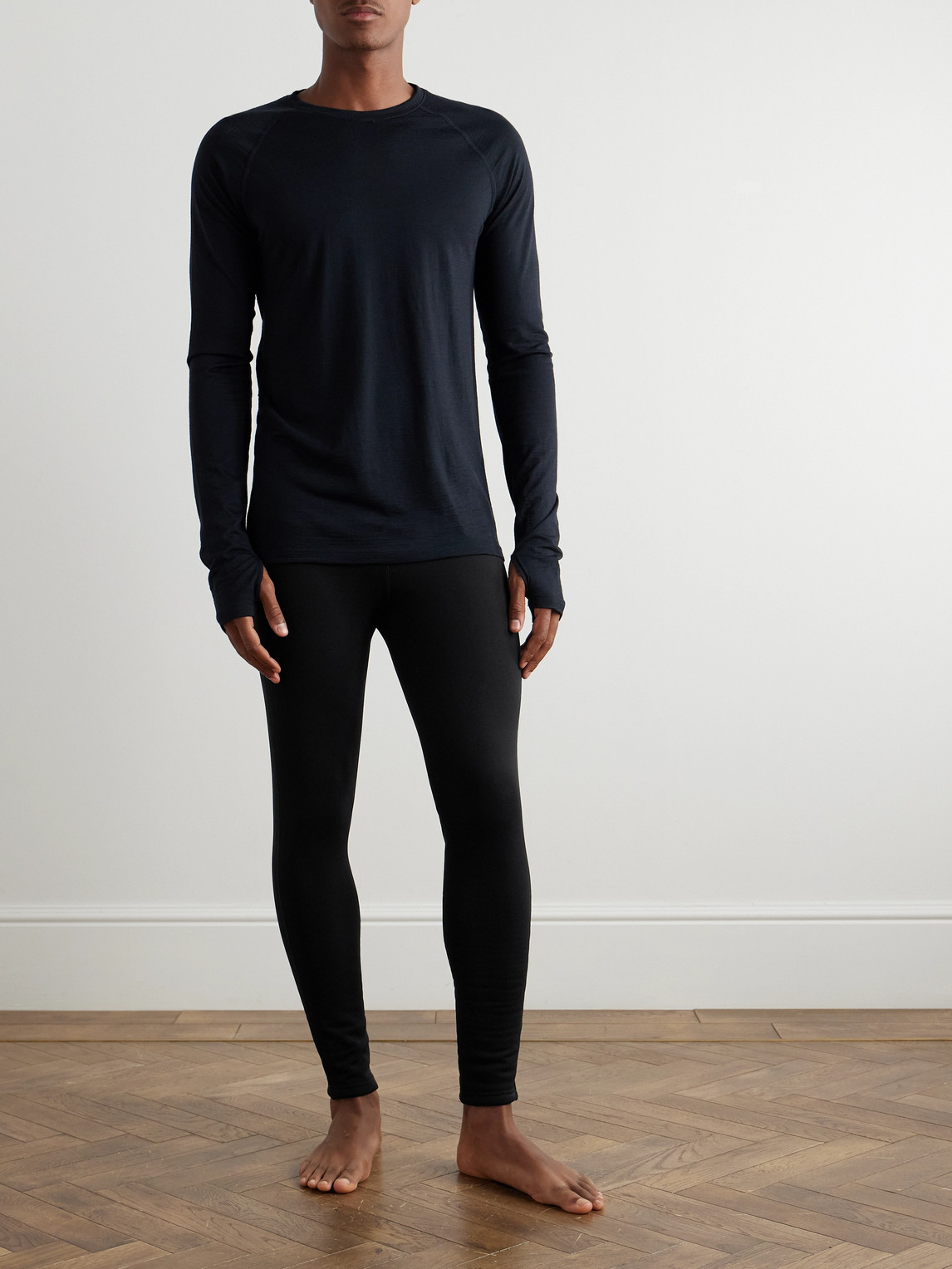 Logo-Print Polartec® Power Stretch Pro® Ski Tights — 2