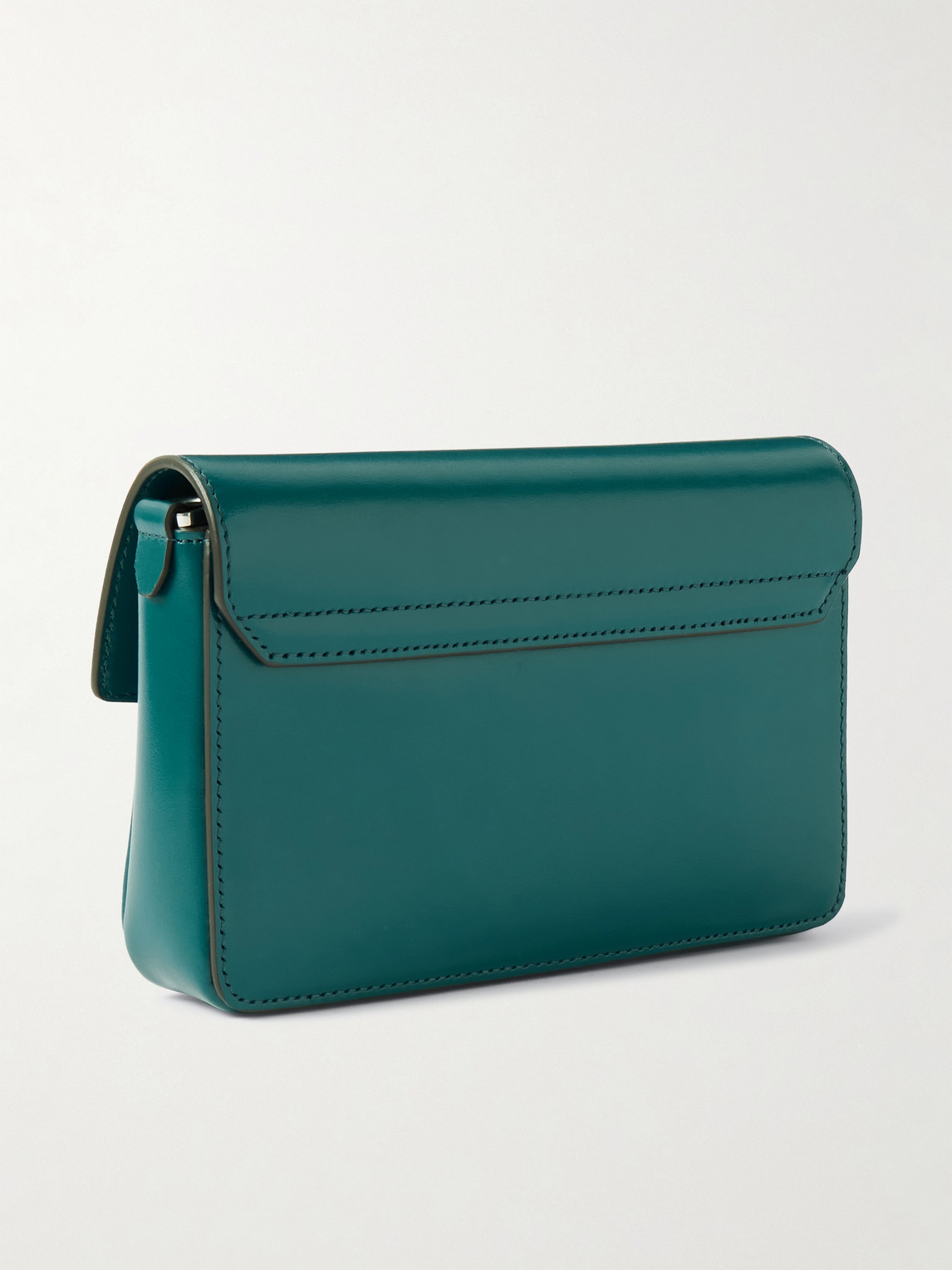Montblanc Meisterstück Mini Leather Messenger Bag In Blue