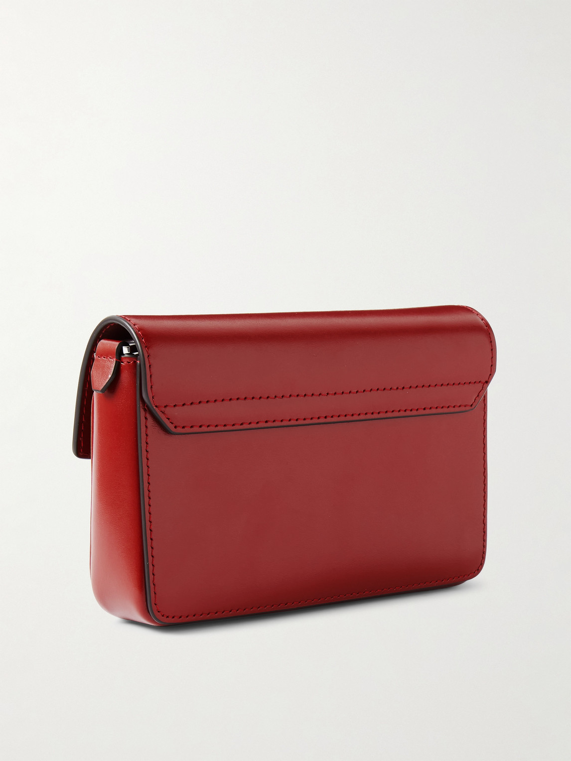 Montblanc Meisterstück Mini Leather Messenger Bag In Red