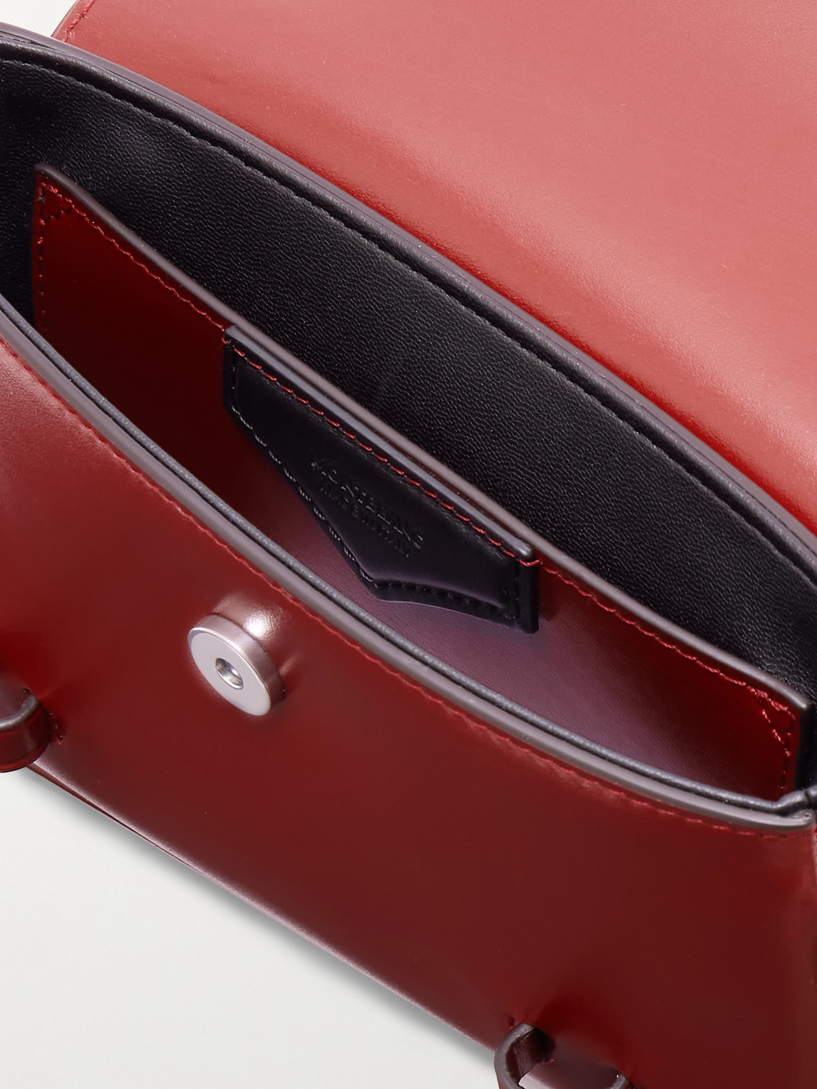 Montblanc Meisterstück Mini Leather Messenger Bag In Red