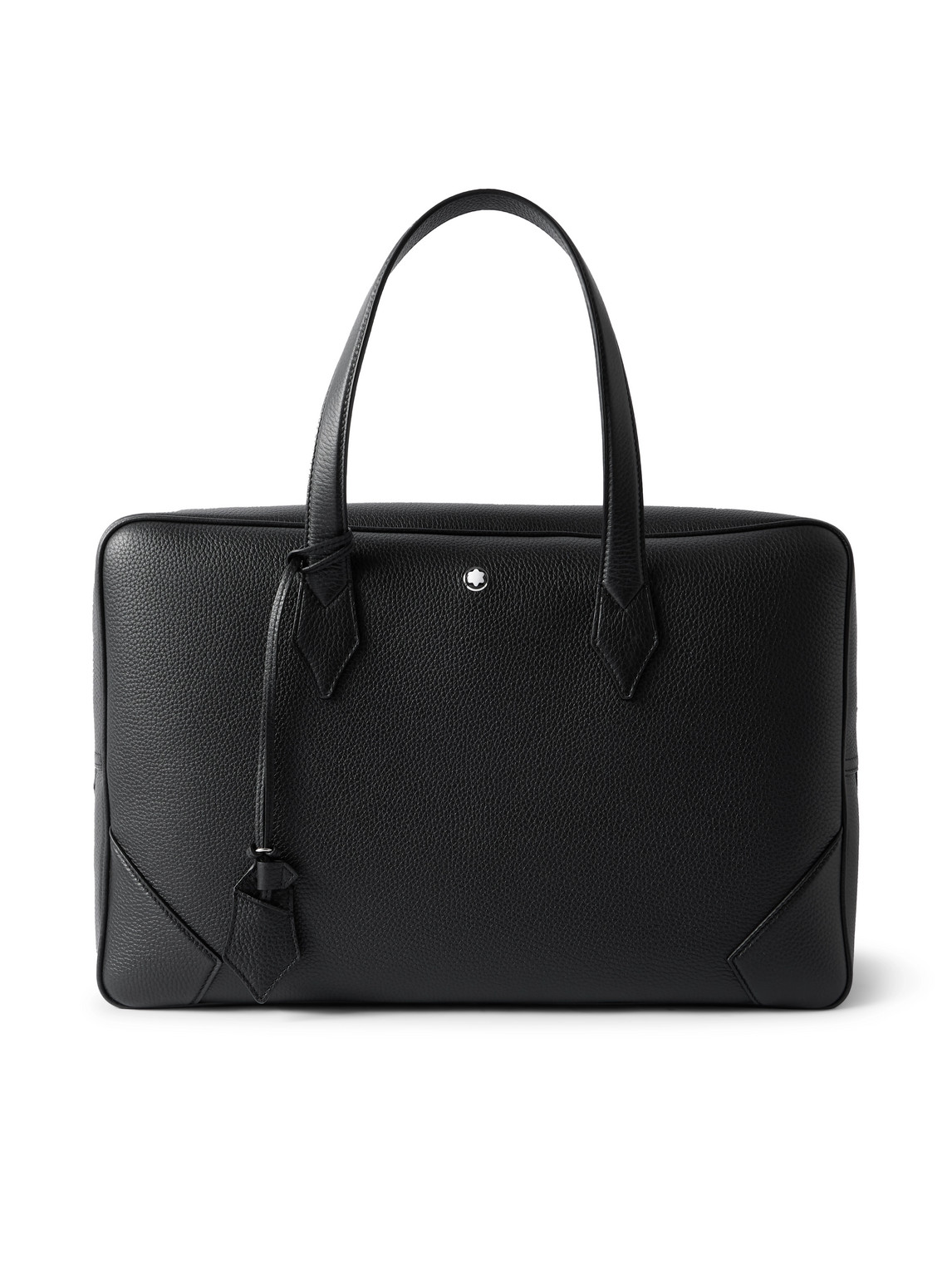 Montblanc 149 Logo-appliquéd Full-grain Leather Briefcase In Black