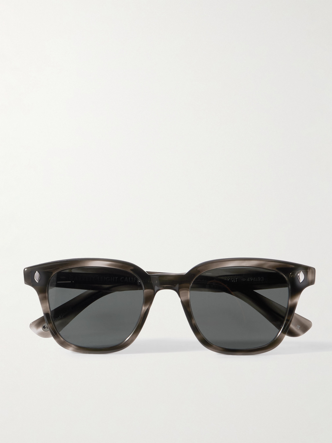 Garrett Leight California Optical Broadway D-frame Acetate Sunglasses In Black