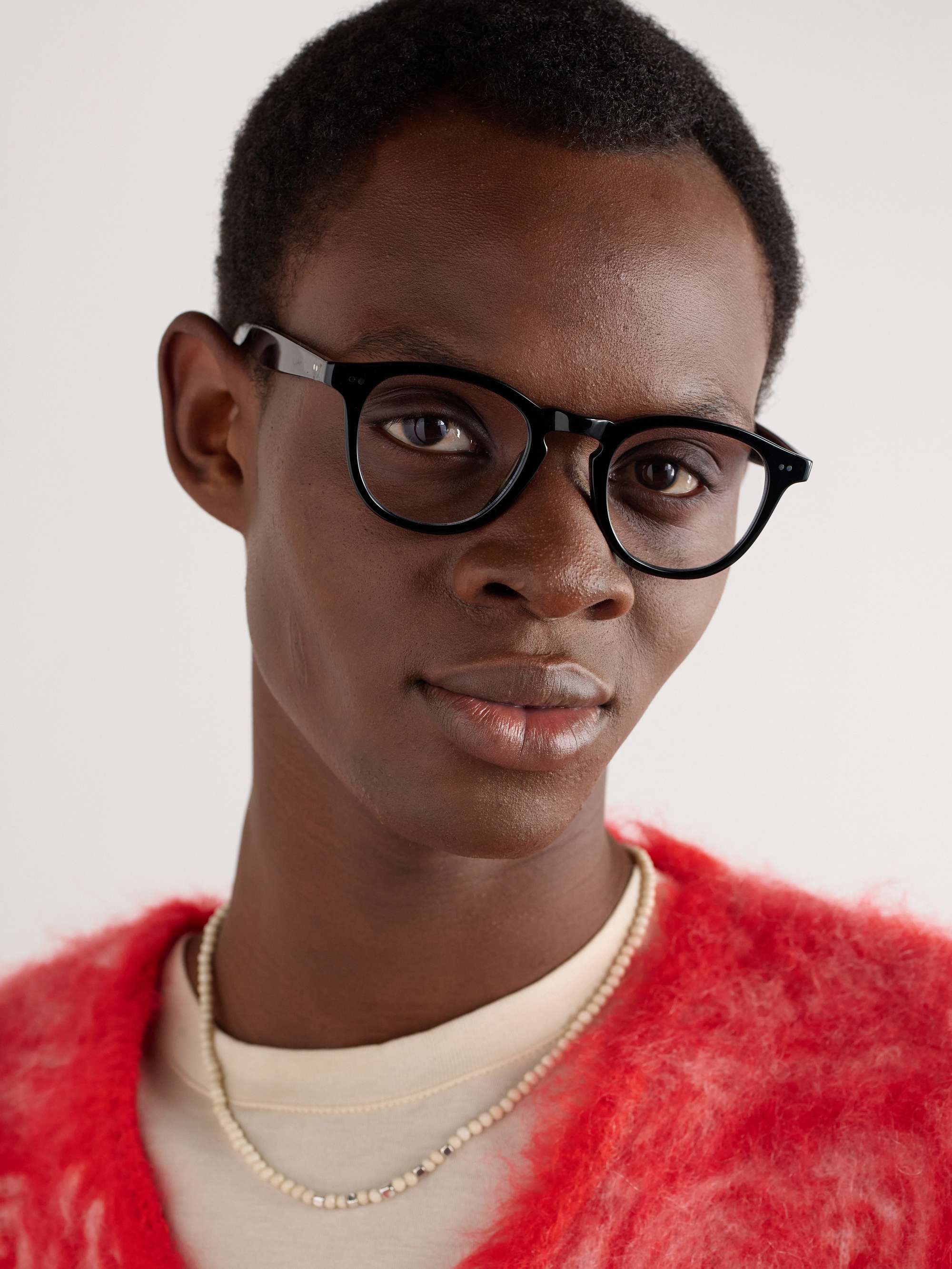 GARRETT LEIGHT CALIFORNIA OPTICAL Hampton Round Frame Acetate Optical Glasses for Men MR PORTER
