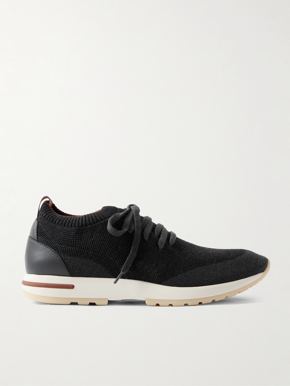 Loro Piana 360 Flexy Leather-Trimmed Knitted Wish® Wool Sneakers - Men