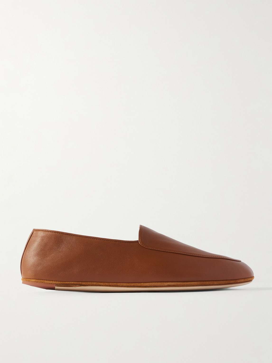 Loro Piana Anton Walk Leather Loafers - Men