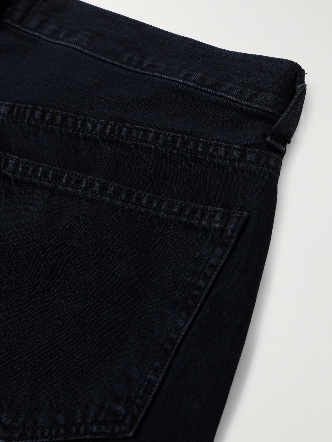 Agolde Curtis Straight-leg Jeans In Black