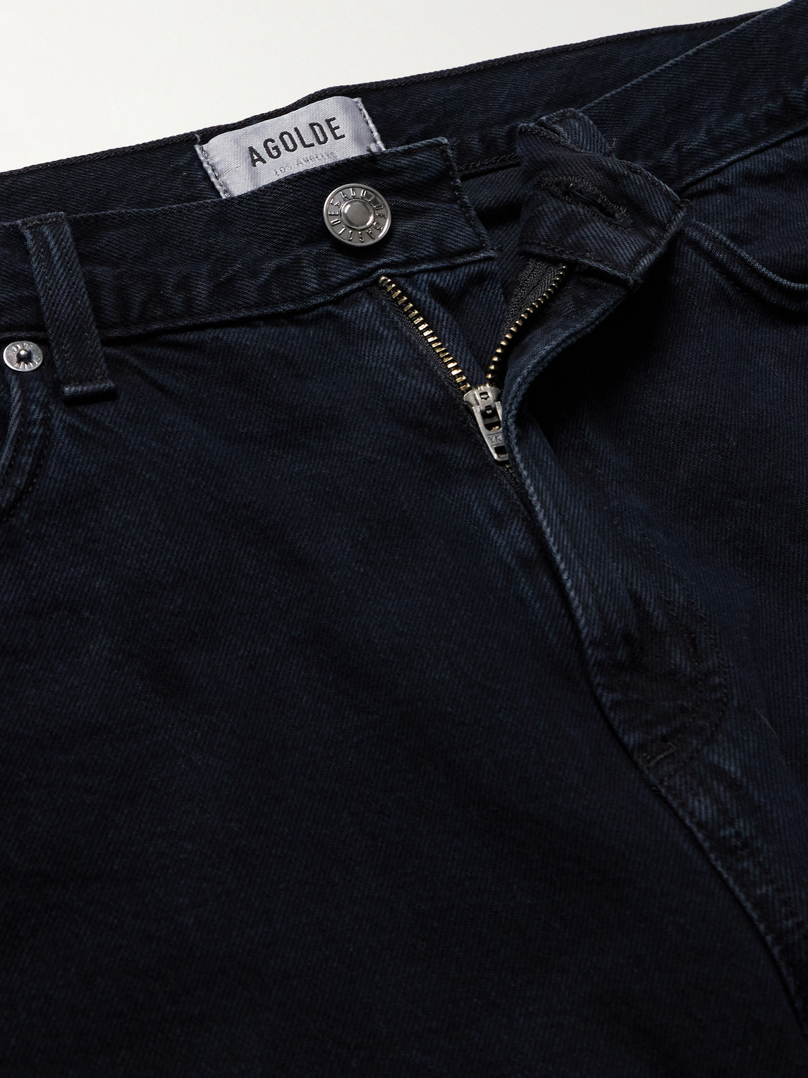 Agolde Curtis Straight-leg Jeans In Black