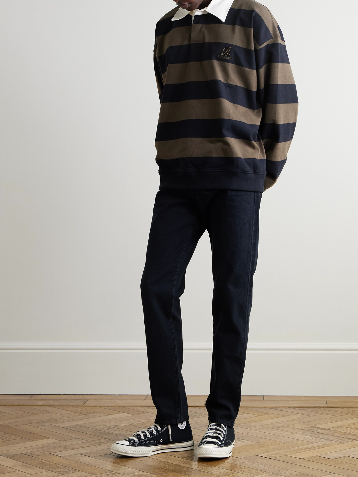 Agolde Curtis Straight-leg Jeans In Black