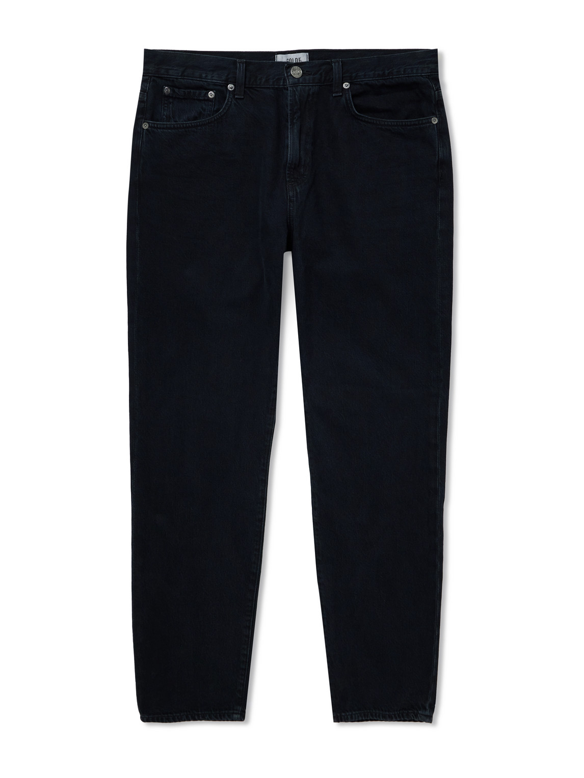 Agolde Curtis Straight-leg Jeans In Black