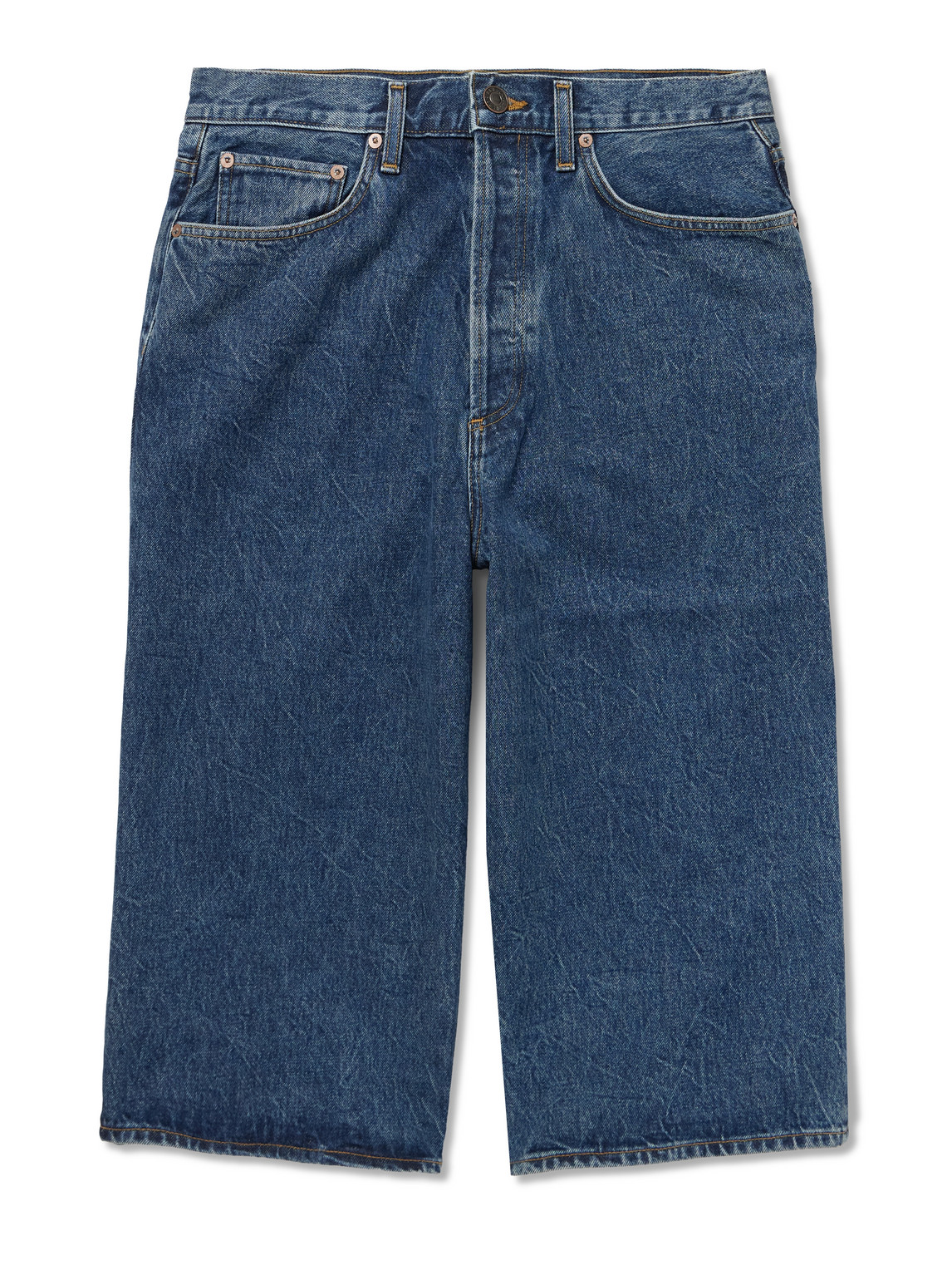 Beesley Straight-Leg Denim Shorts