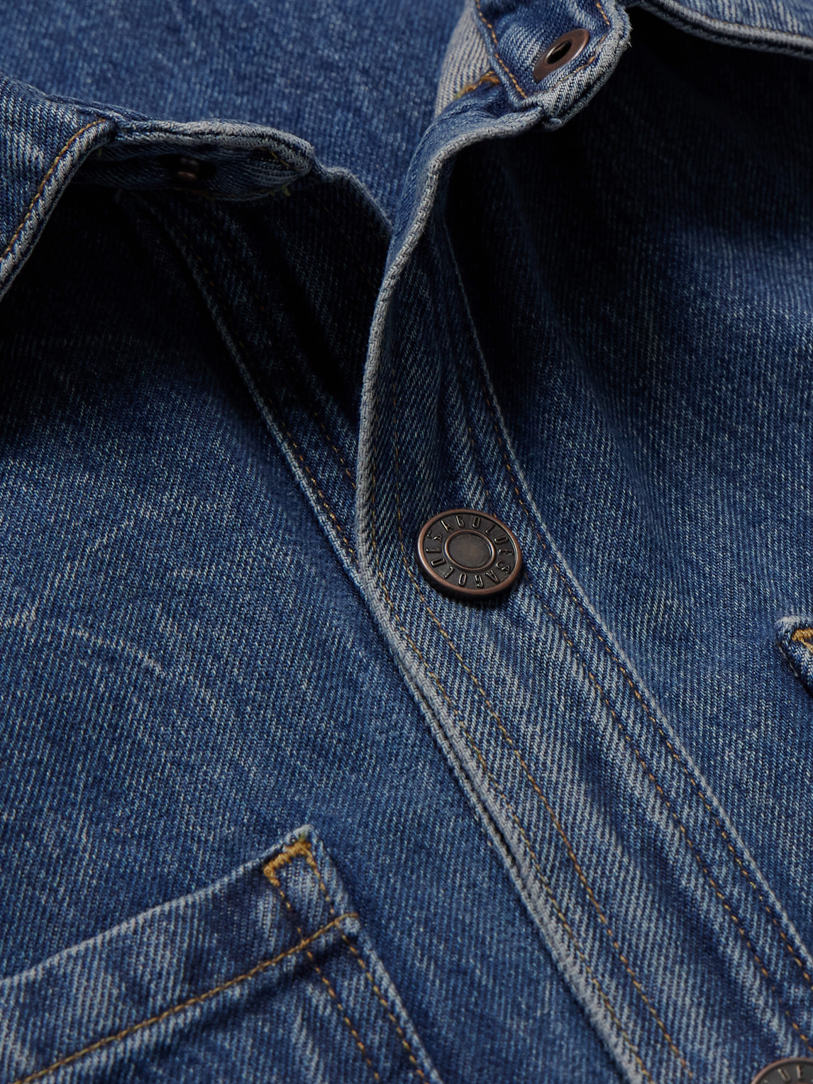 Agolde Atticus Denim Shirt In Blue