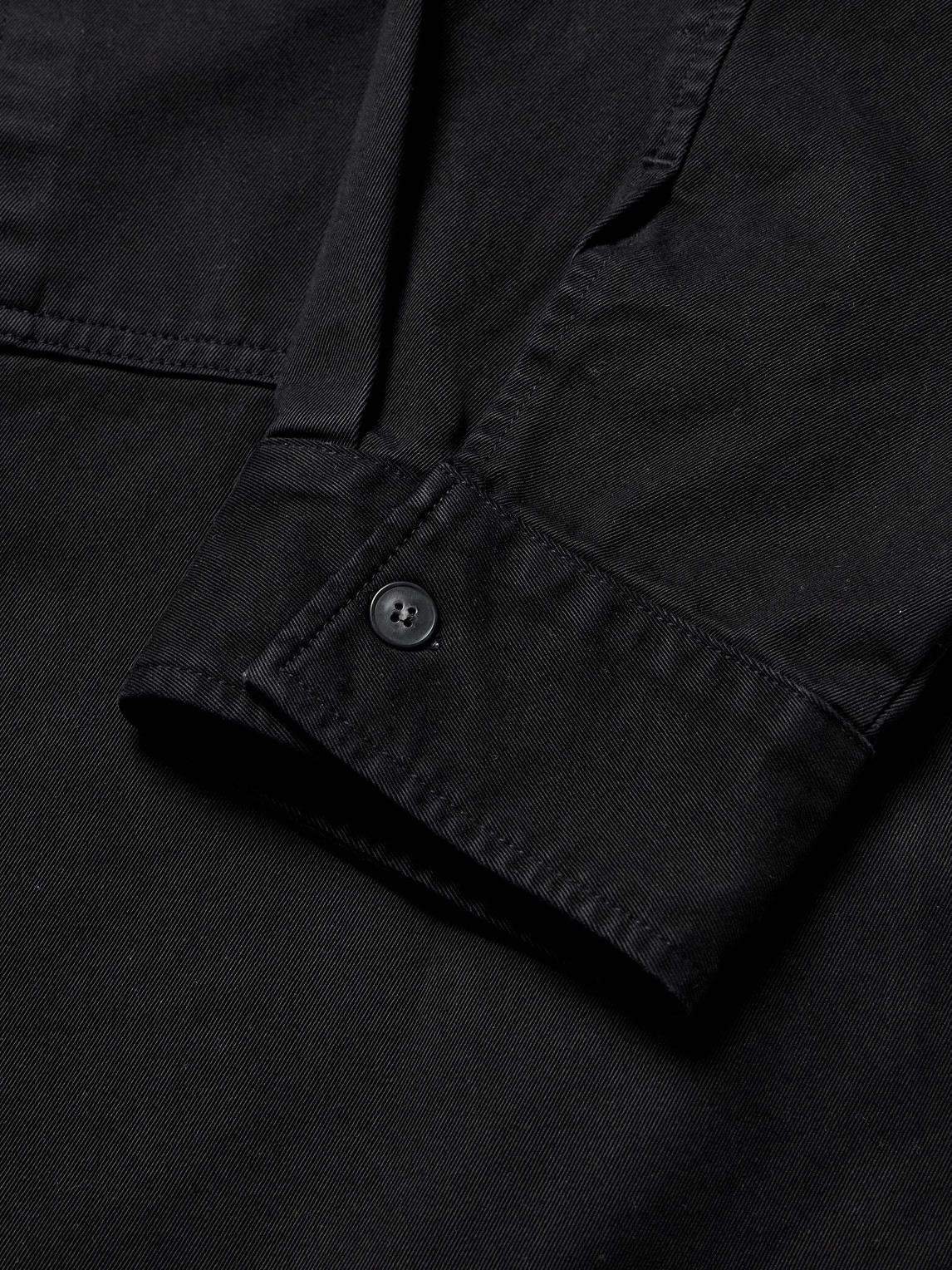 Agolde Rhode Cotton Overshirt In Black