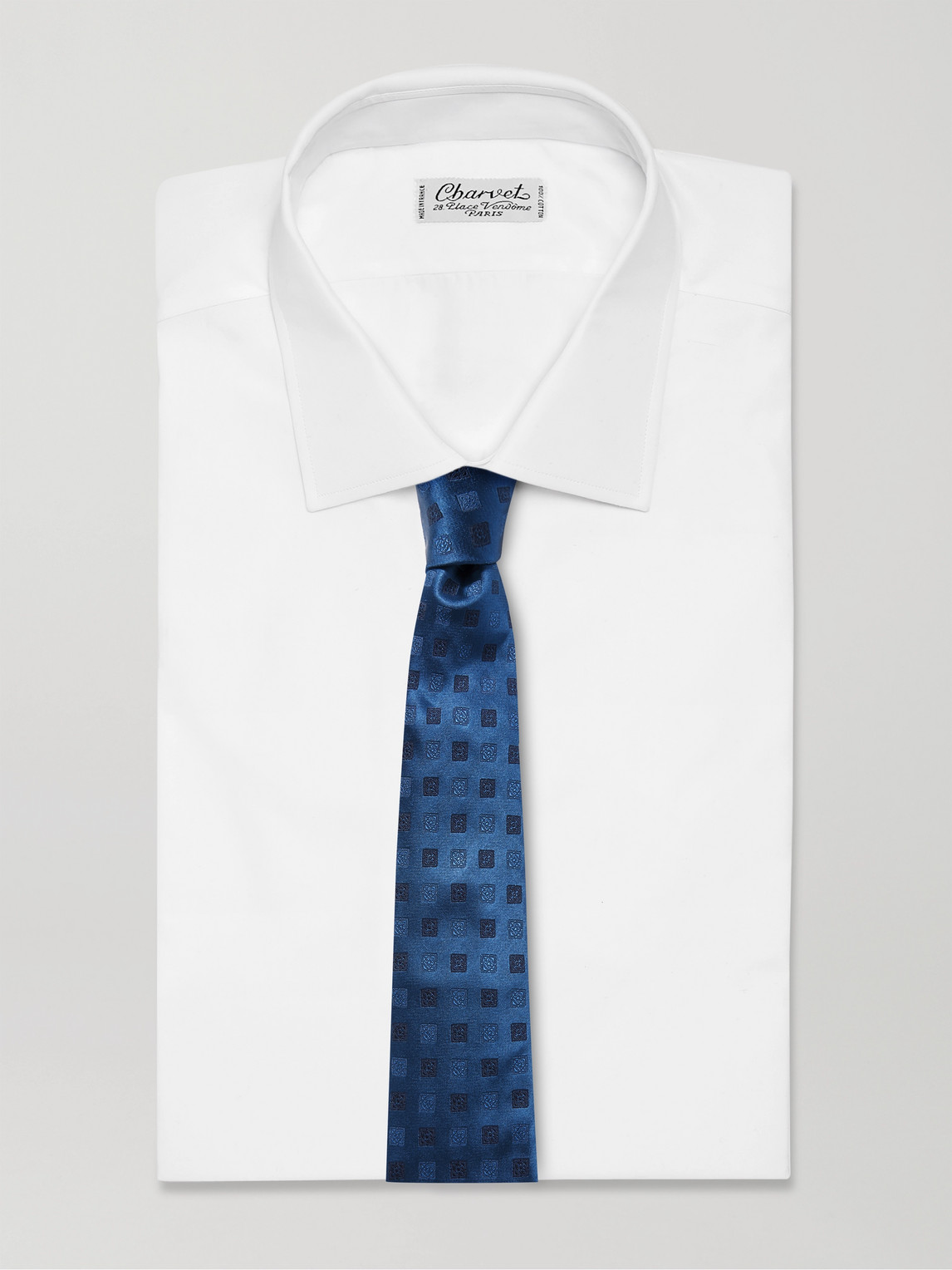 Brunello Cucinelli 8cm Silk-jacquard Tie In Blue