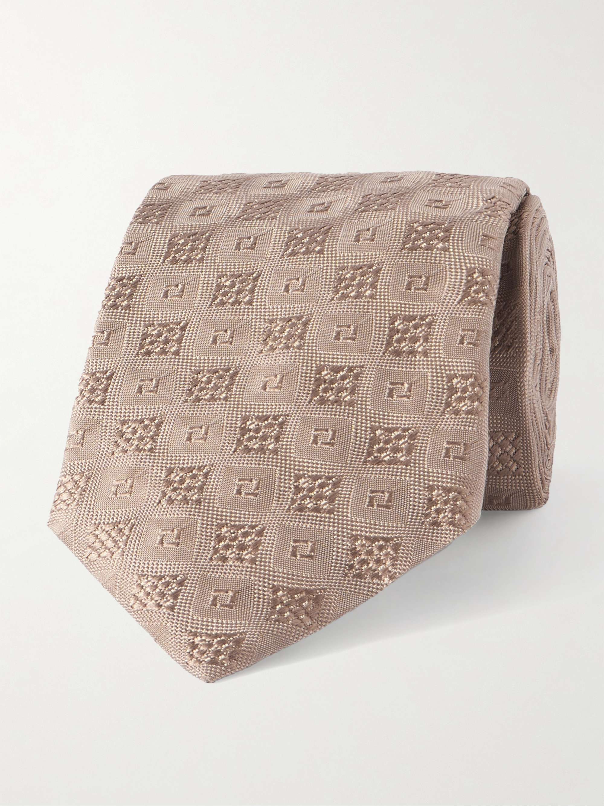 大人の上質  Tie Silk-Jacquard 7.5cm CUCINELLI BRUNELLO for PORTER MR | Men 小物
