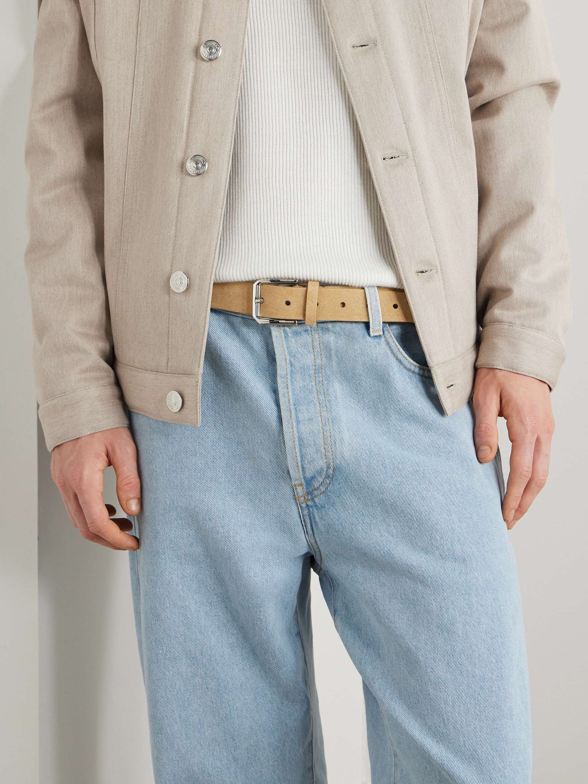 BRUNELLO CUCINELLI Suede belt