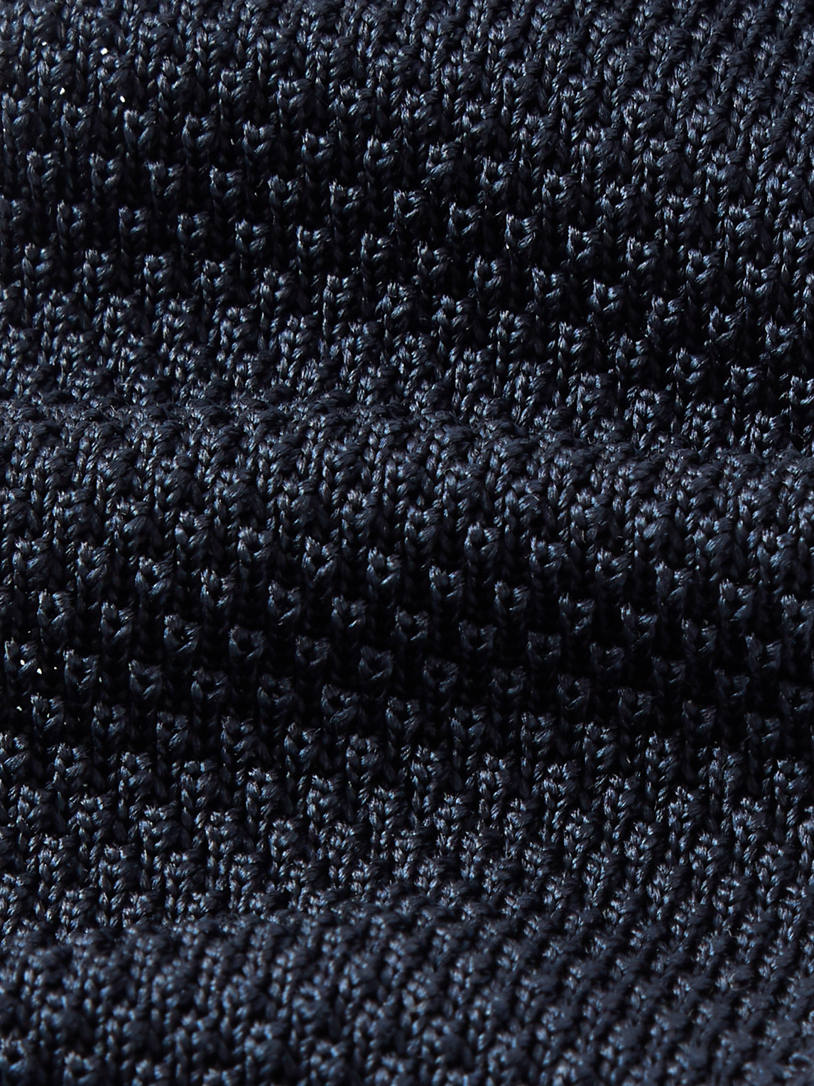 Brunello Cucinelli 6cm Knitted Silk Tie In Blue