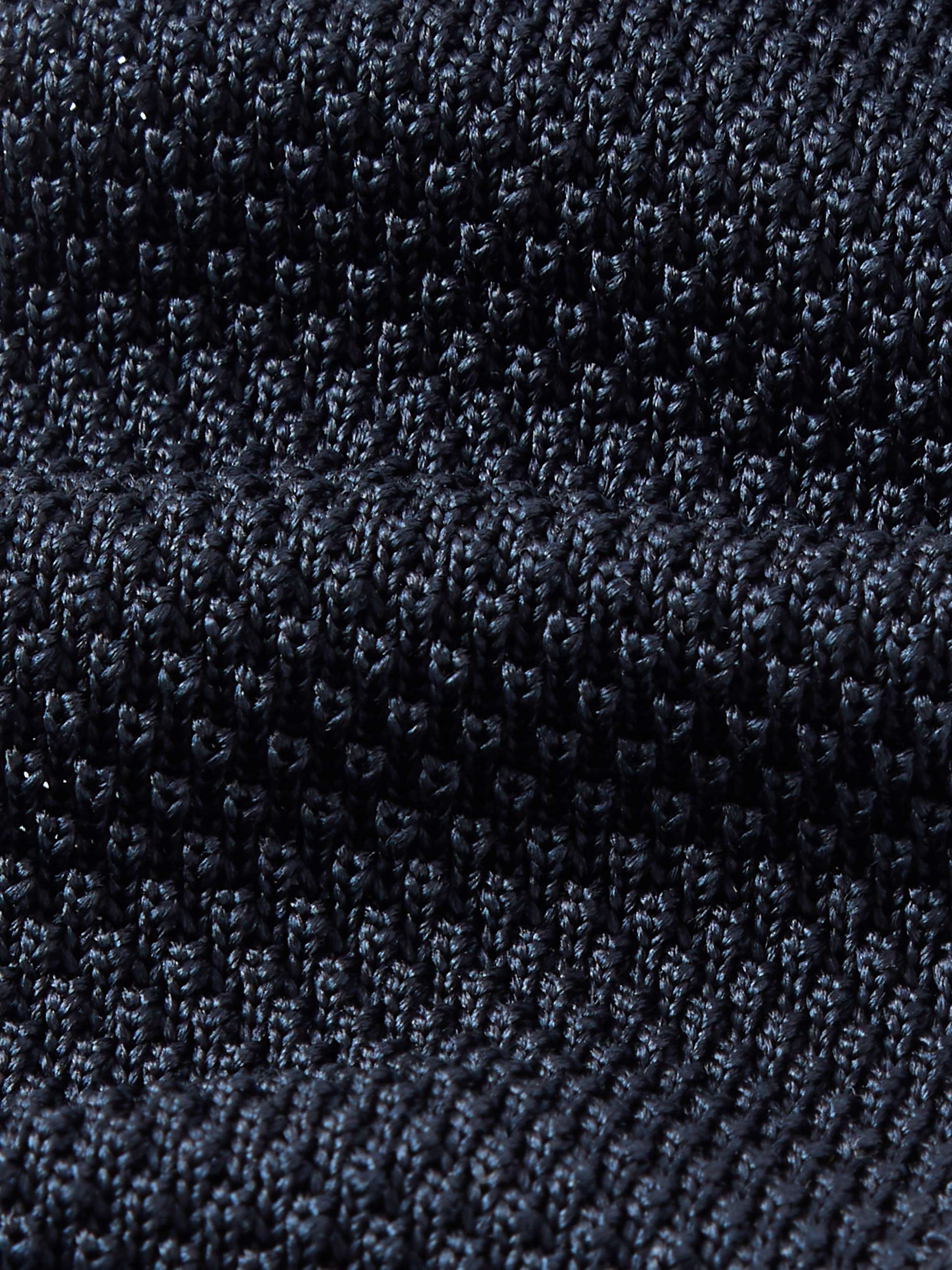 BRUNELLO CUCINELLI Knitted Silk Tie