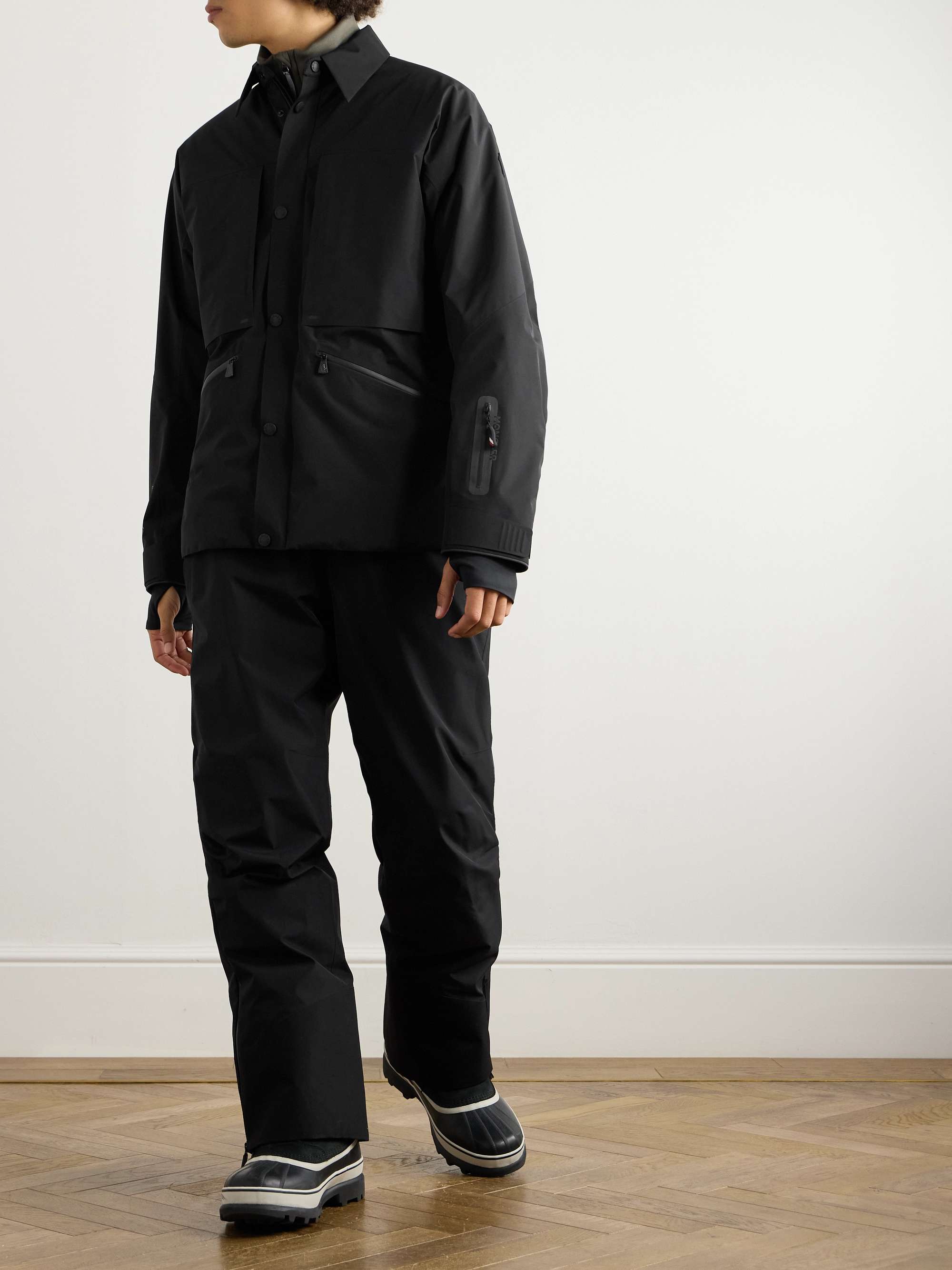 Gorner Logo Appliqued Padded WINDSTOPPER by GORE TEX LABS Shirt Jacket black 1