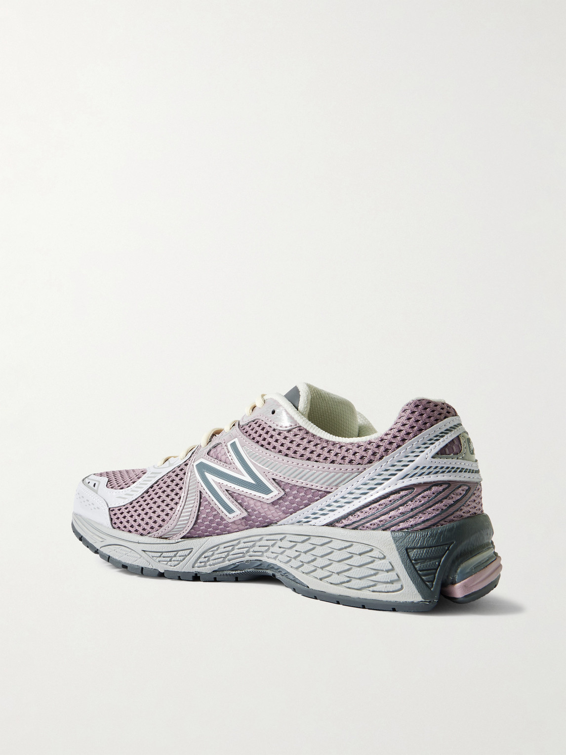 Shop New Balance 860v2 Rubber And Mesh Sneakers In Pink