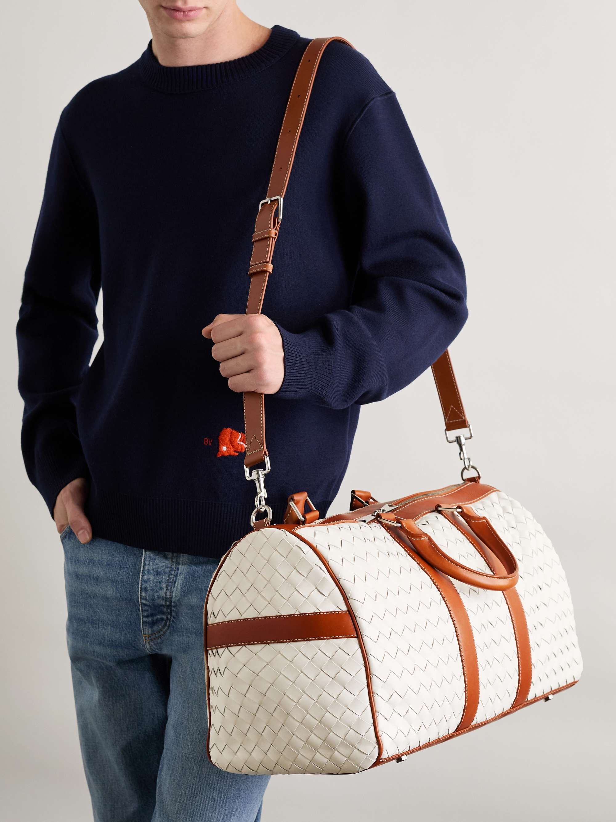 KAPITAL Boston キャンバス ダッフルバッグ プリント入り