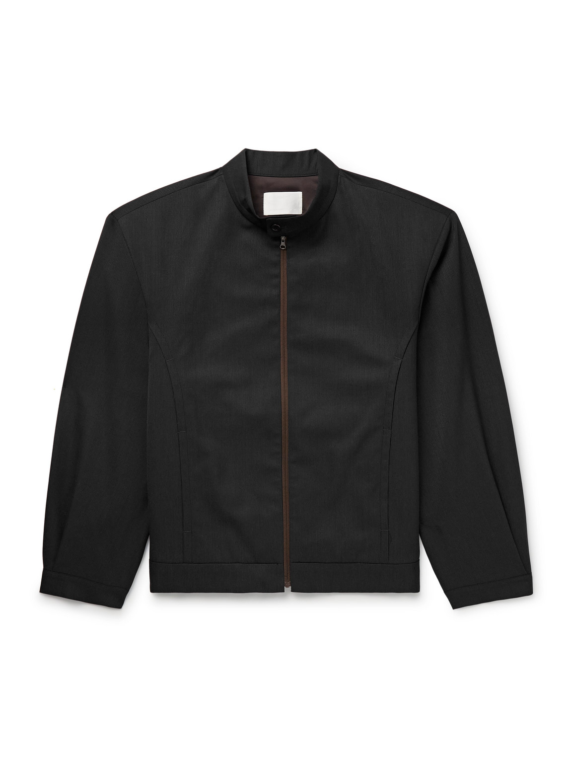 Striped Wool-Blend Jacket