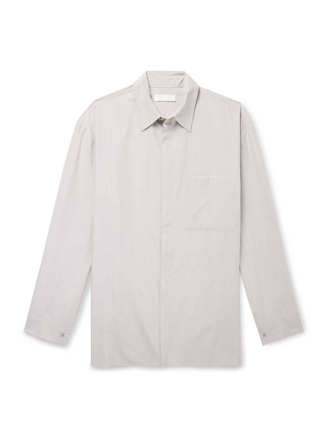 Striped TENCEL™ Lyocell and Cotton-Blend Shirt