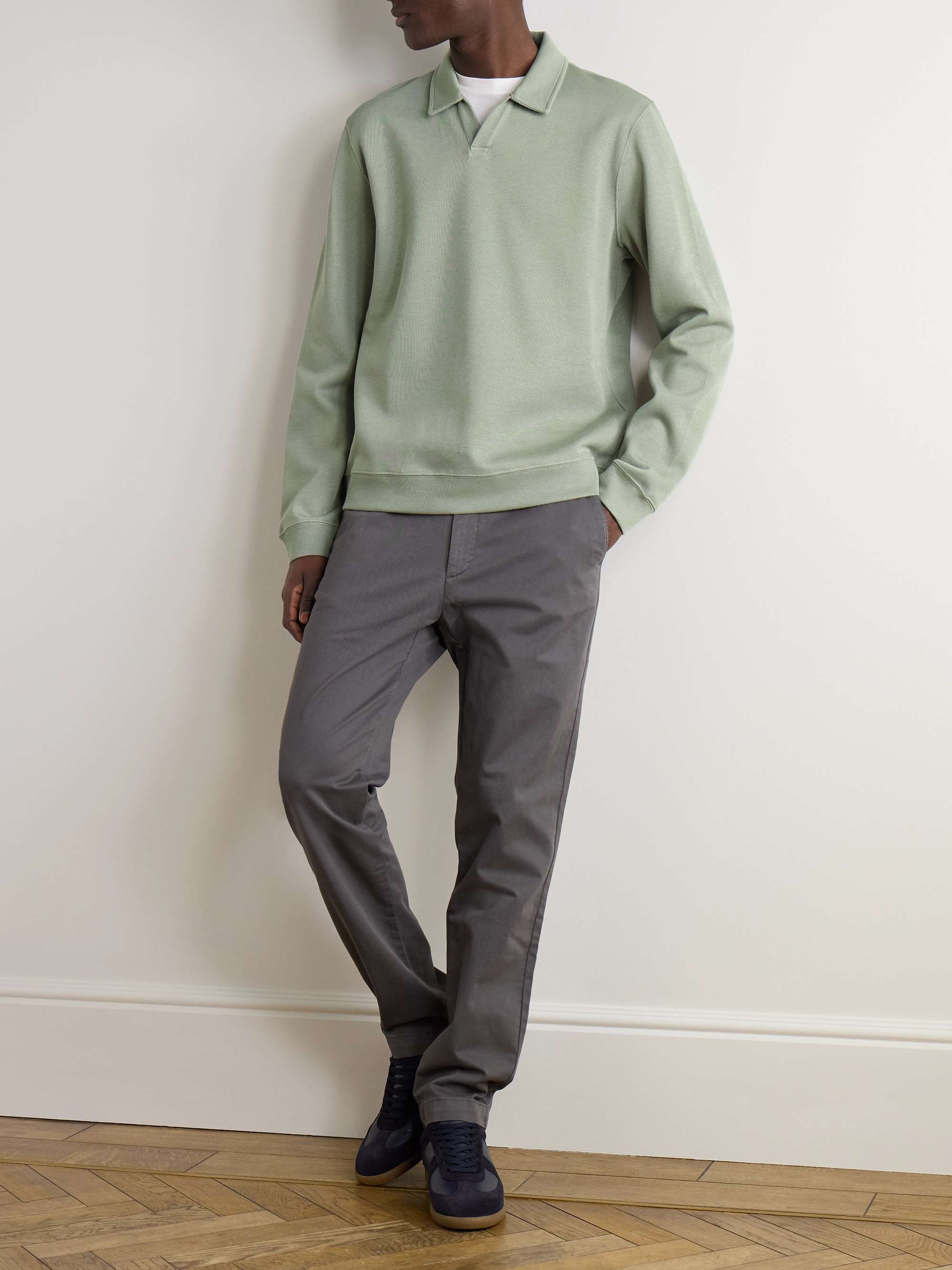 NEEDLES Cotton-Blend Velour Polo Shirt for Men | MR PORTER NEEDLES Cotton-Blend Velour Polo Shirt for Men | MR PORTER