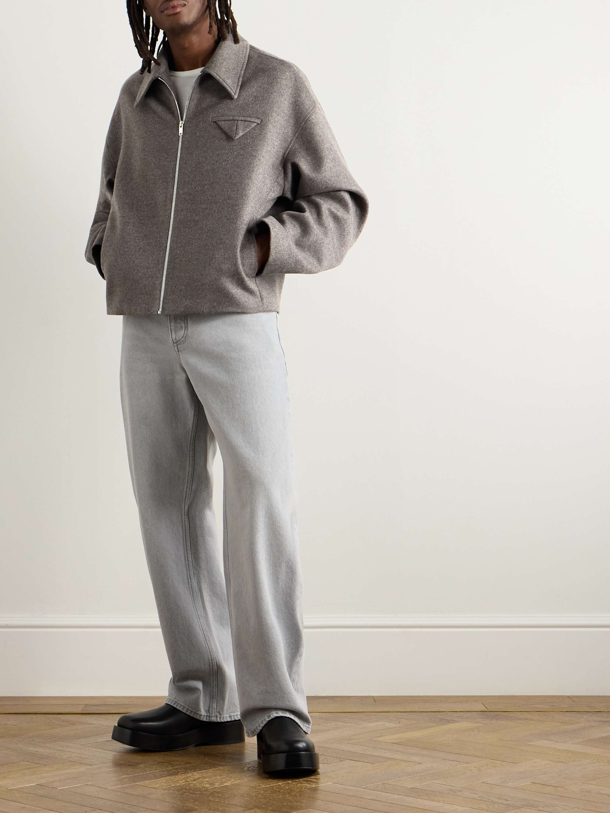 BOTTEGA VENETA Oversized Wool and Cashmere-Blend Jacket for