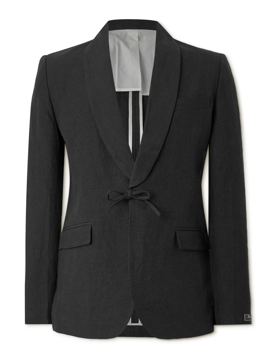 A Kind Of Guise Shinji Linen Suit Jacket In Black