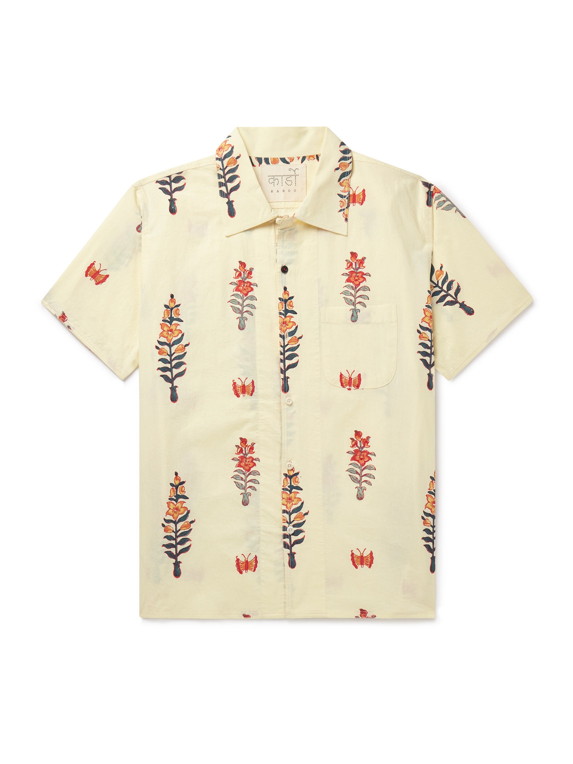 Kardo Chintan Floral-print Cotton Shirt