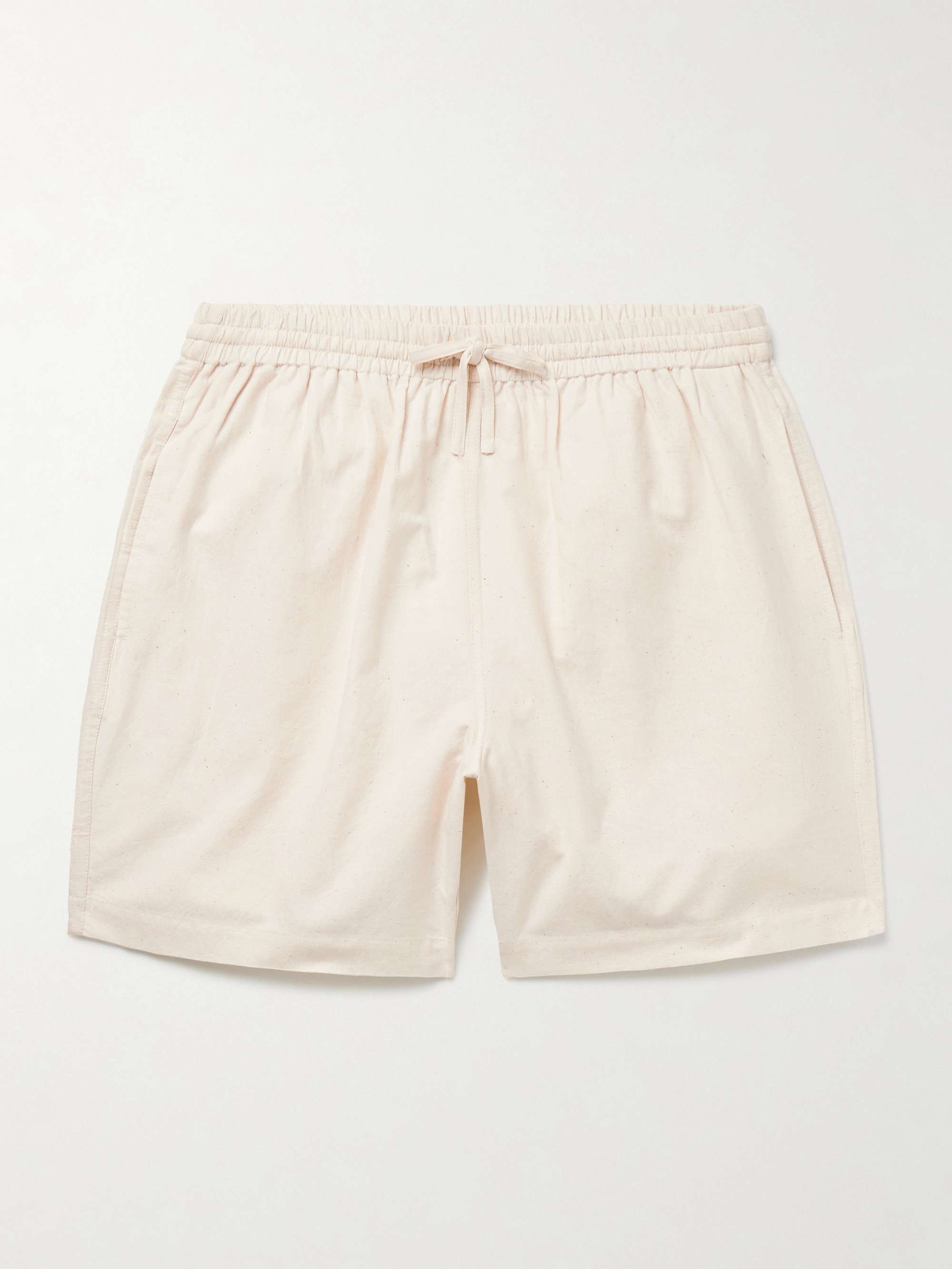STORY MFG. Bridge Wide-Leg Embroidered Cotton and Linen STORY MFG. Bridge Wide-Leg Embroidered Cotton and Linen