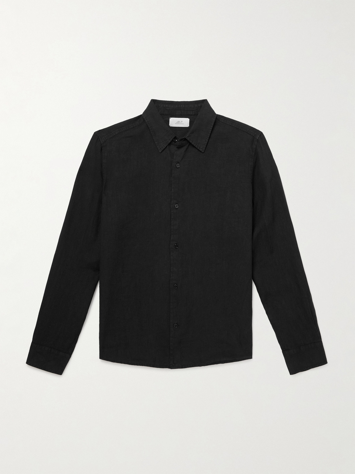 MR P. Garment-Dyed Linen Shirt - Men