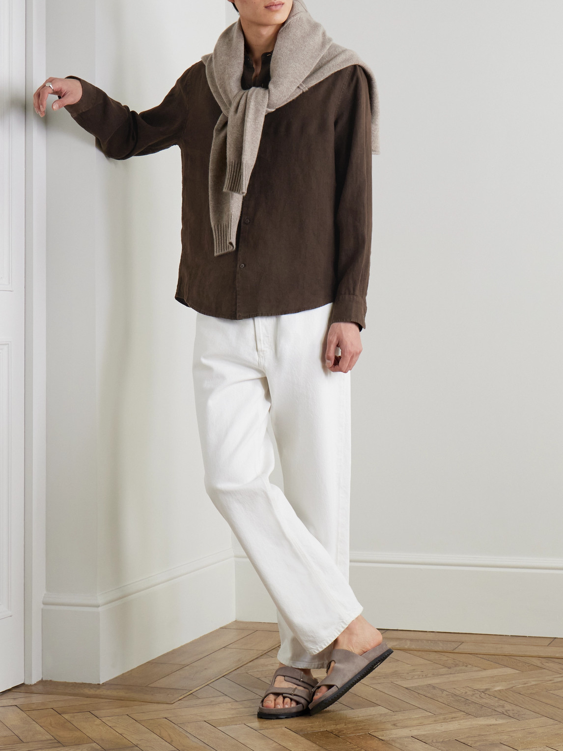 Mr P. - Garment-Dyed Linen Shirt