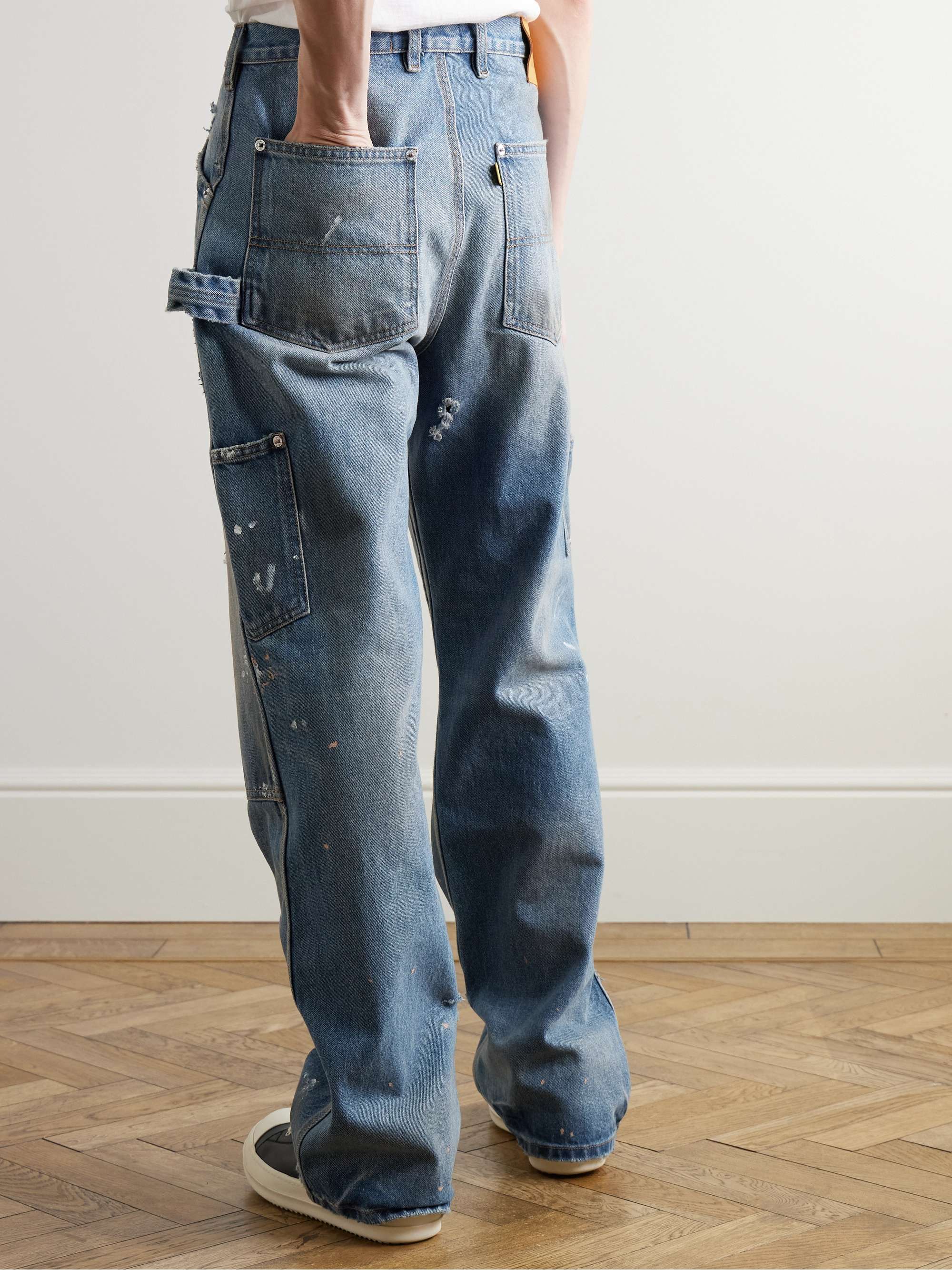 GALLERY DEPT. Branko Carpenter Straight-Leg Distressed Jeans