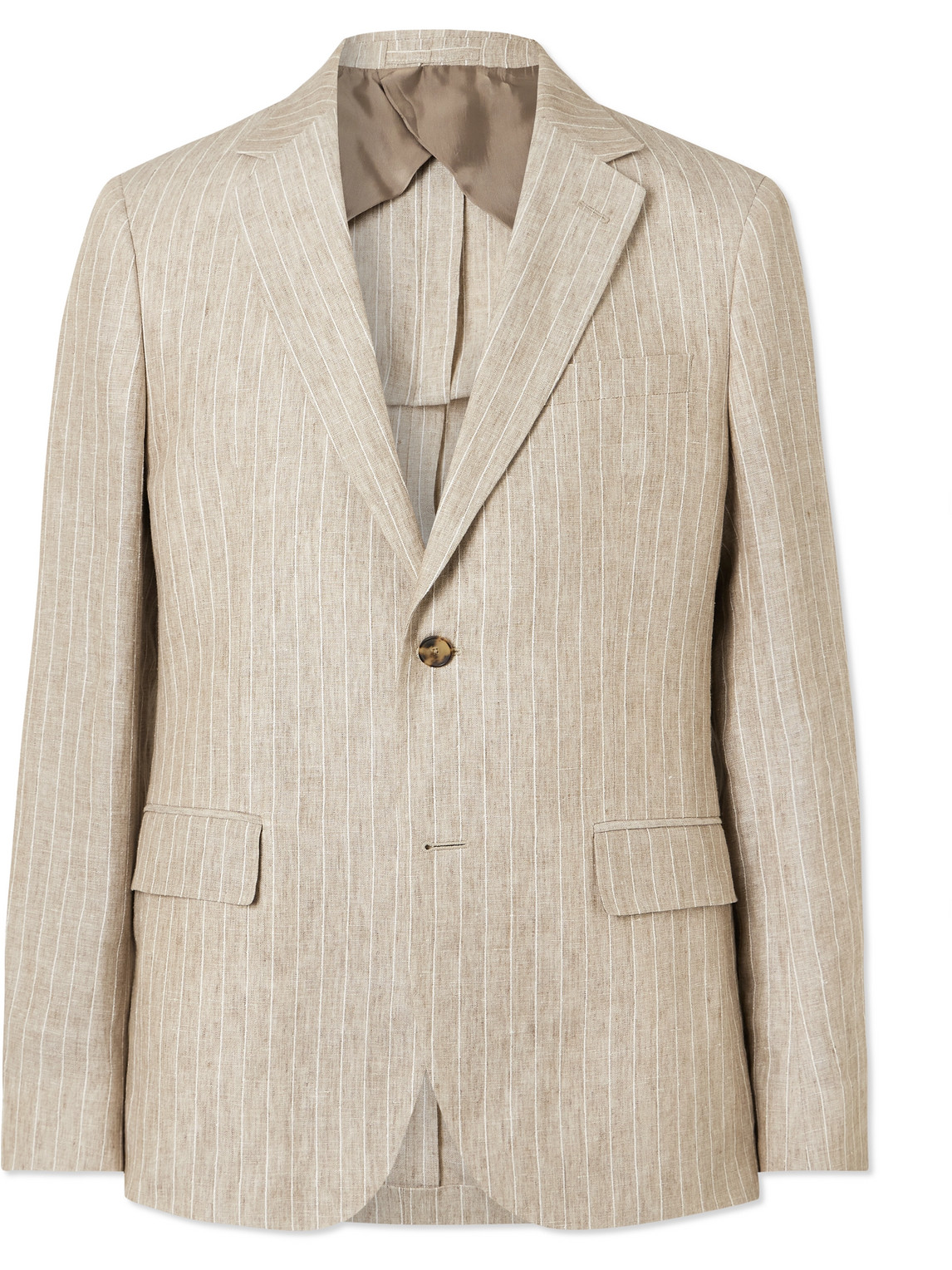 MR P. Striped Linen Suit Jacket - Men