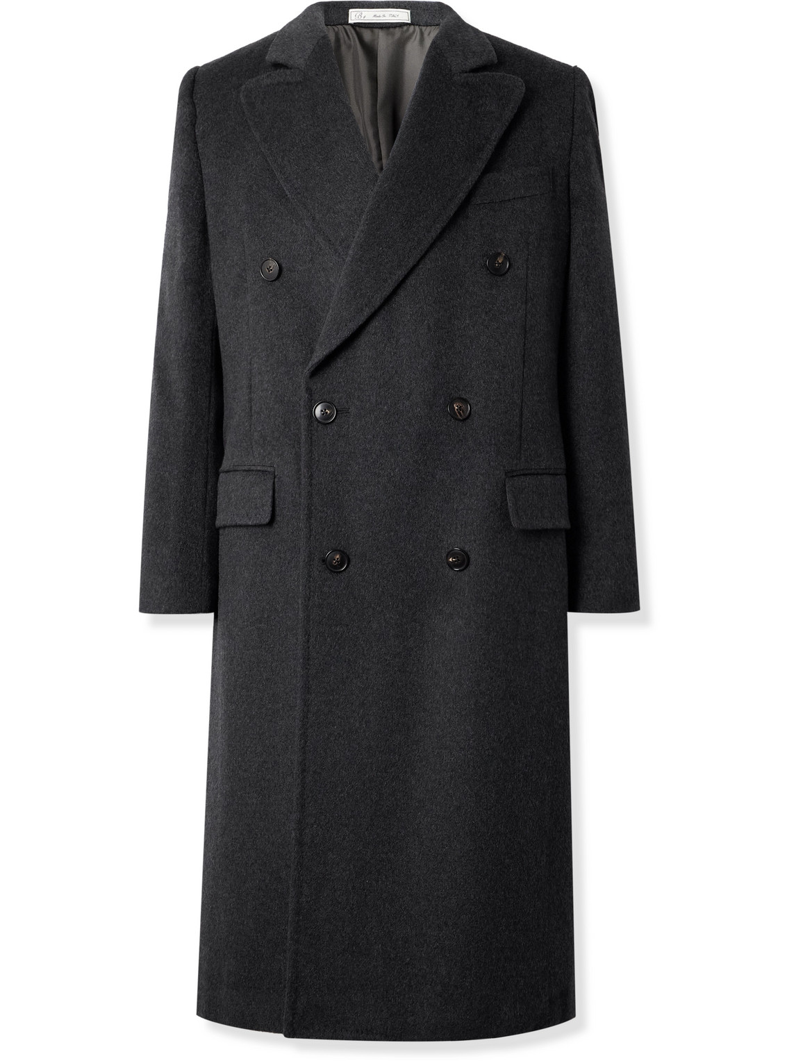 Posillipo Double-Breasted Brushed Cashmere Coat