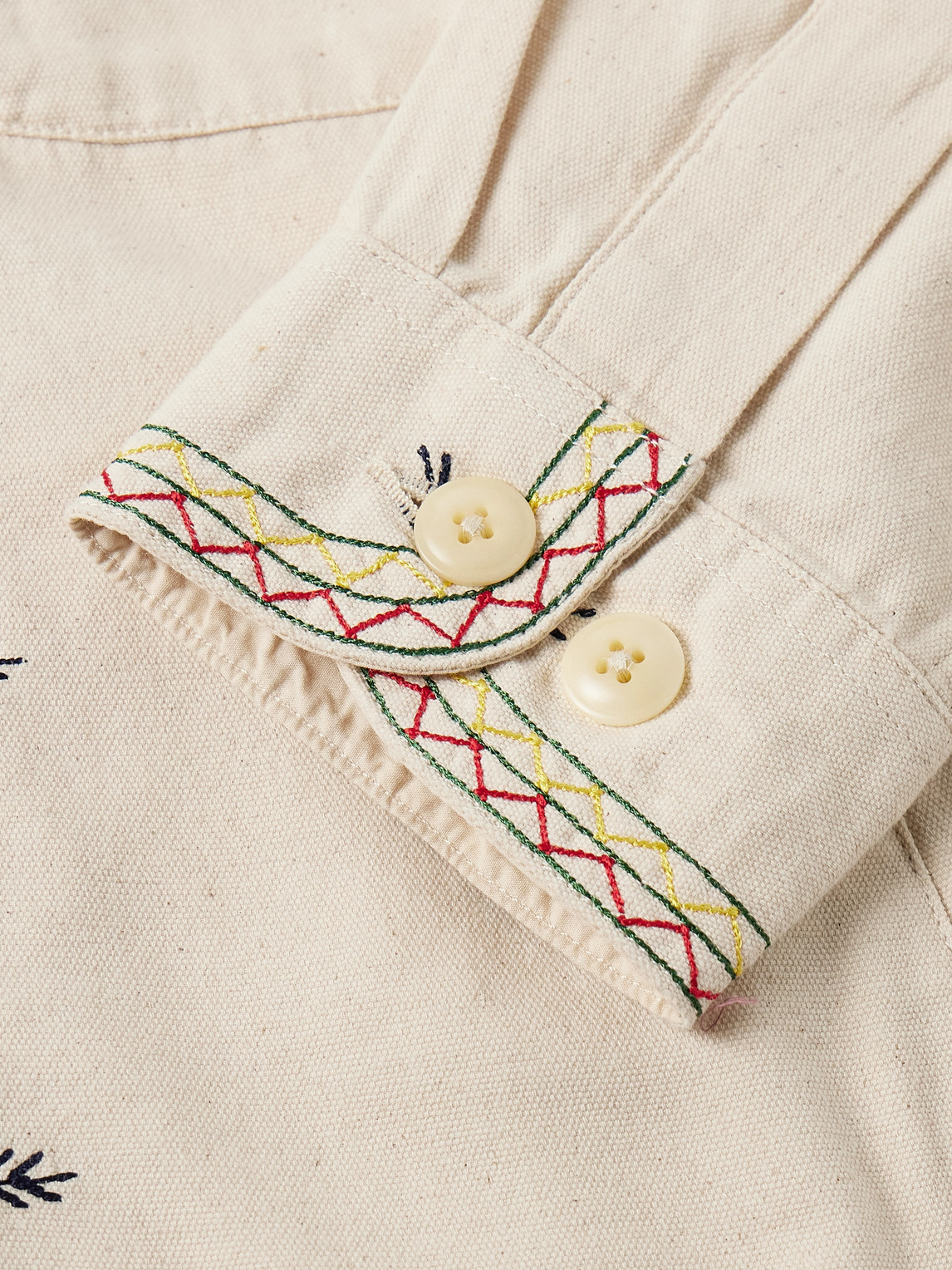 Shop Corridor Starlight Embroidered Cotton-canvas Jacket