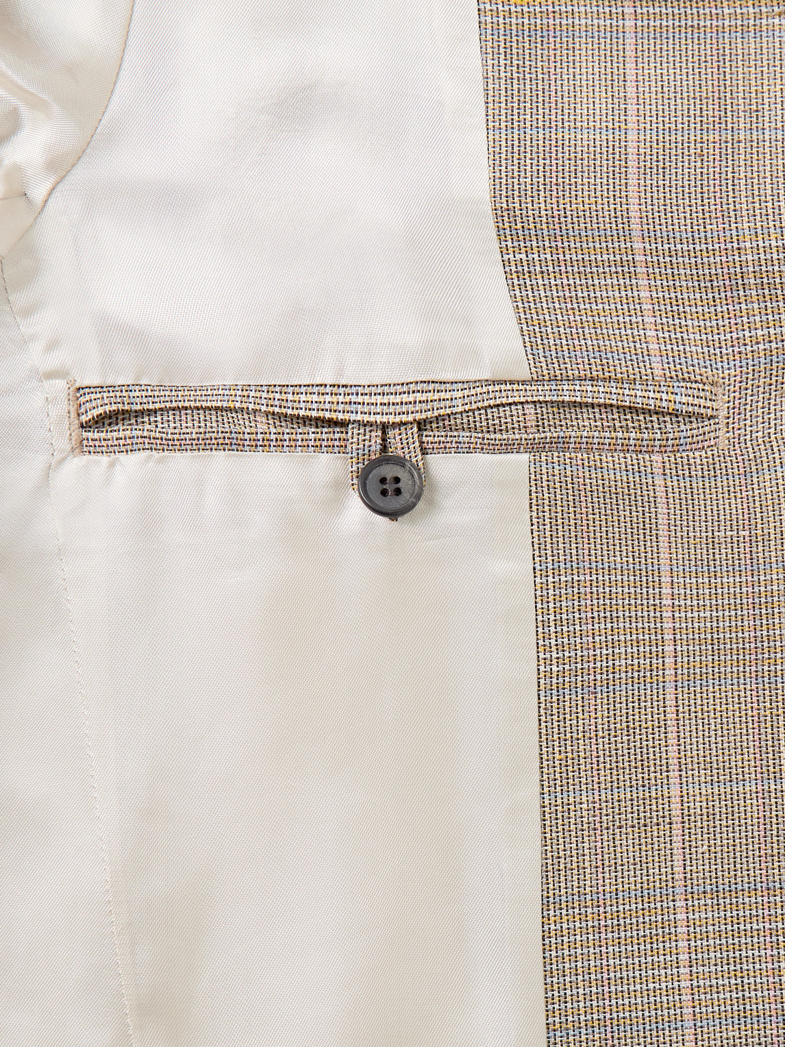 Corridor Checked Linen And Wool-blend Blazer In Neutrals
