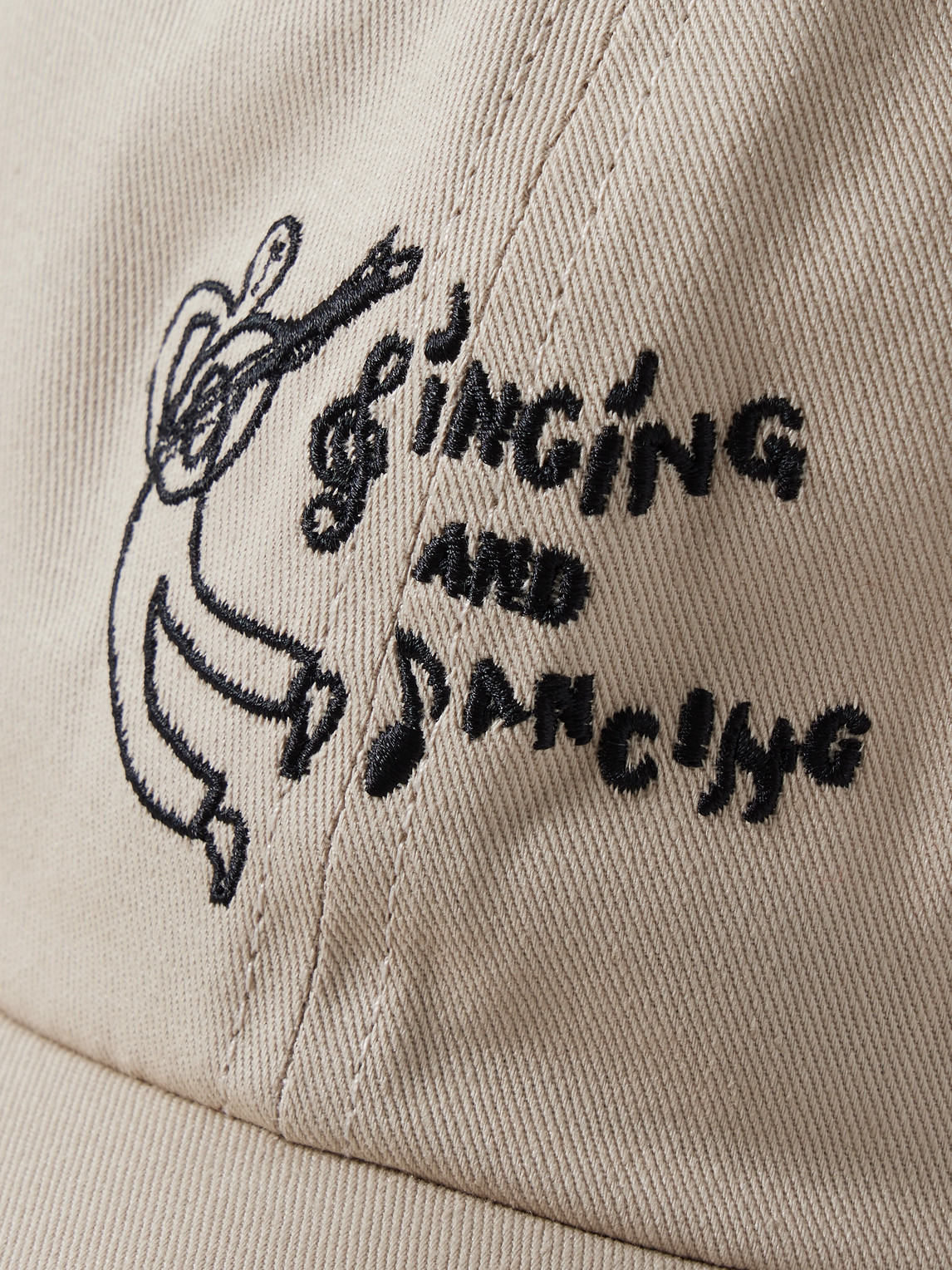 Shop Corridor Embroidered Cotton-twill Baseball Cap In Neutrals