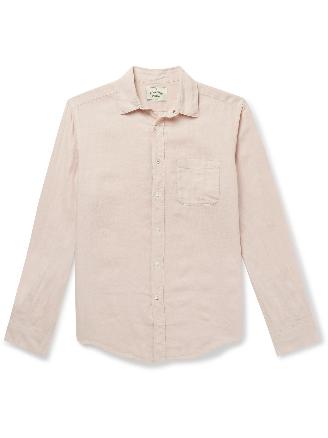 Portuguese Flannel Linen Shirt In Neutrals