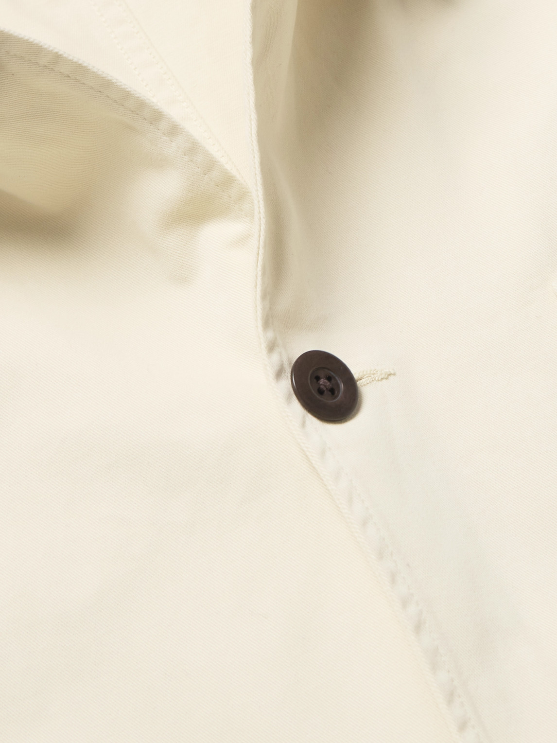 Portuguese Flannel Labura Cotton-twill Overshirt In Neutrals