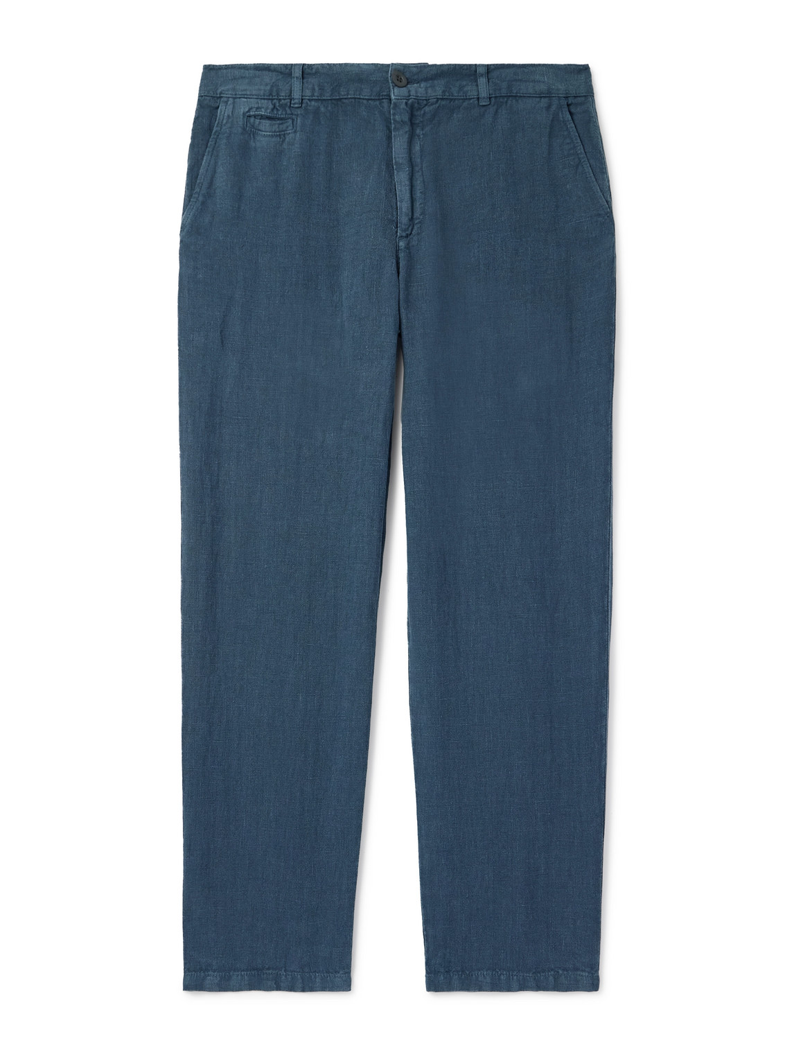 Straight-Leg Linen Trousers
