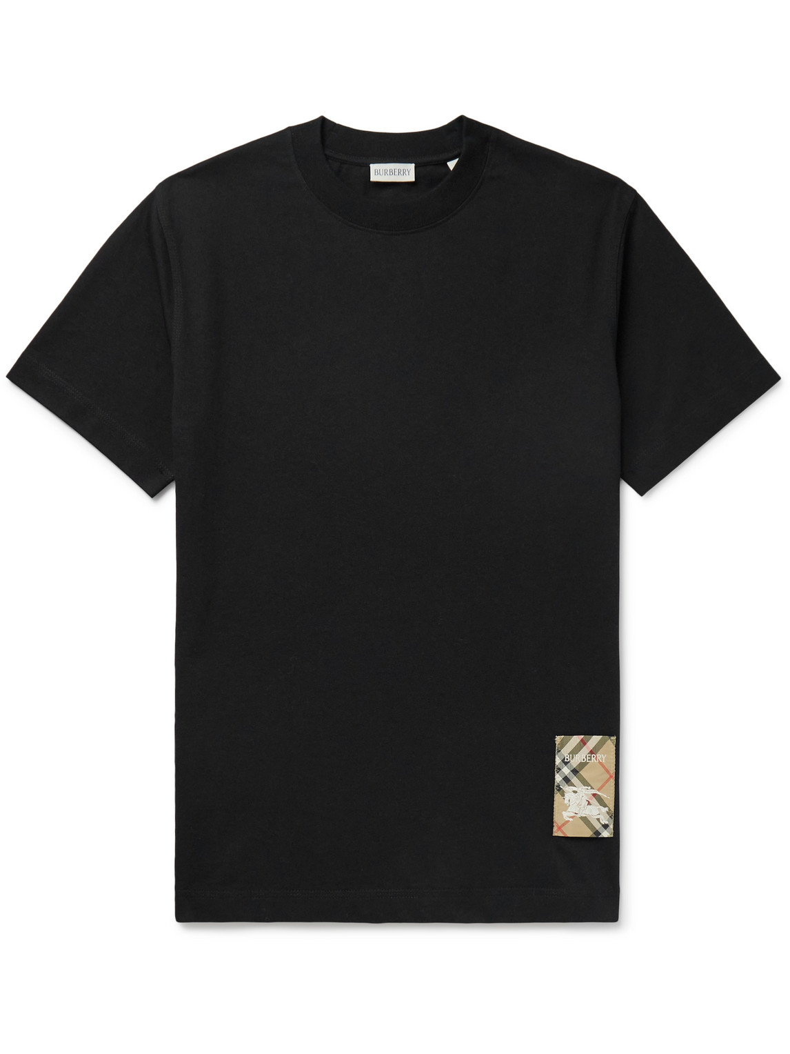 Daniel Lee Burberry Logo Burberry – Logo-Appliquéd Cotton