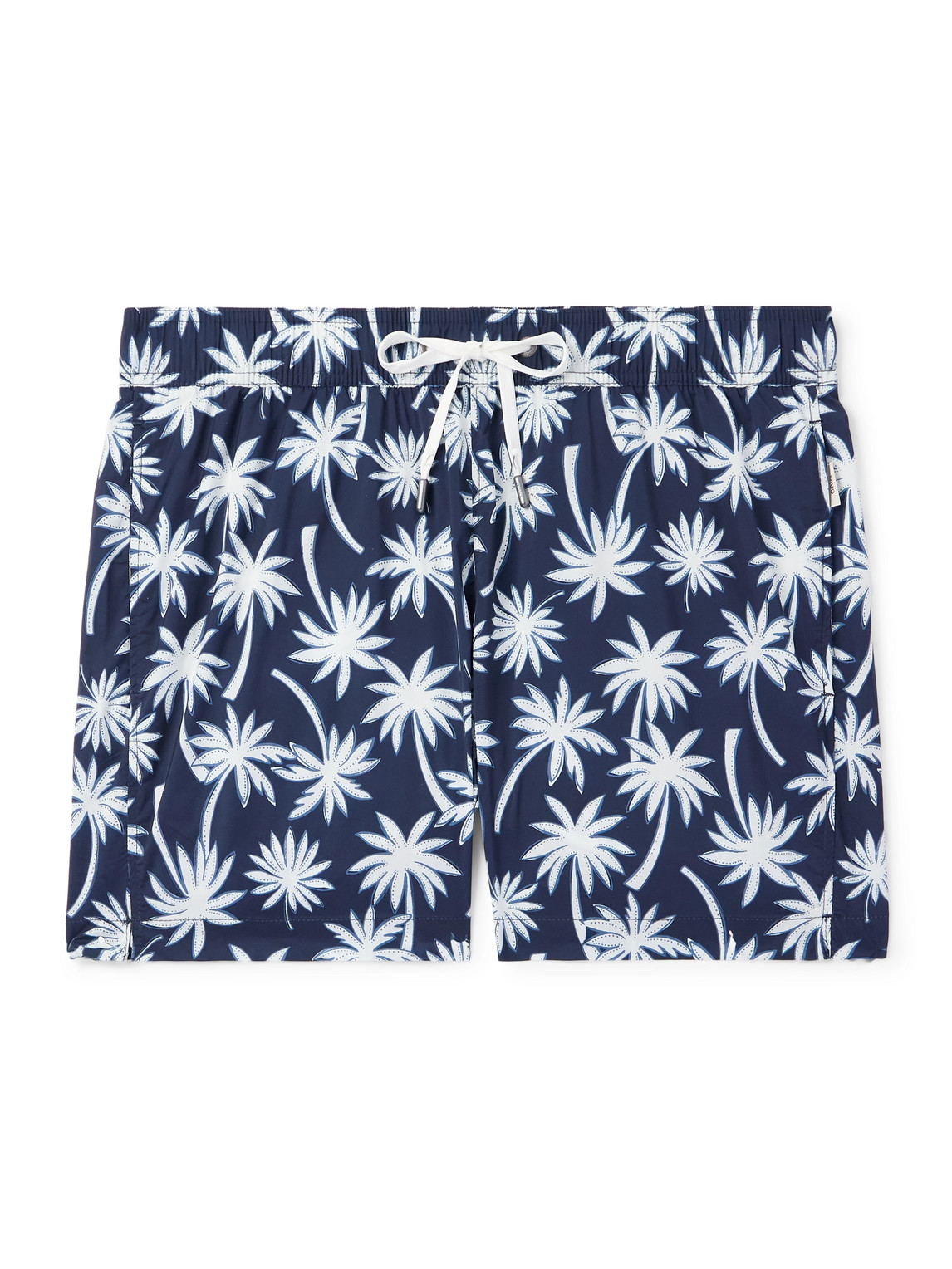Charles Slim-Fit Straight-Leg Mid-Length Printed Swim Shorts