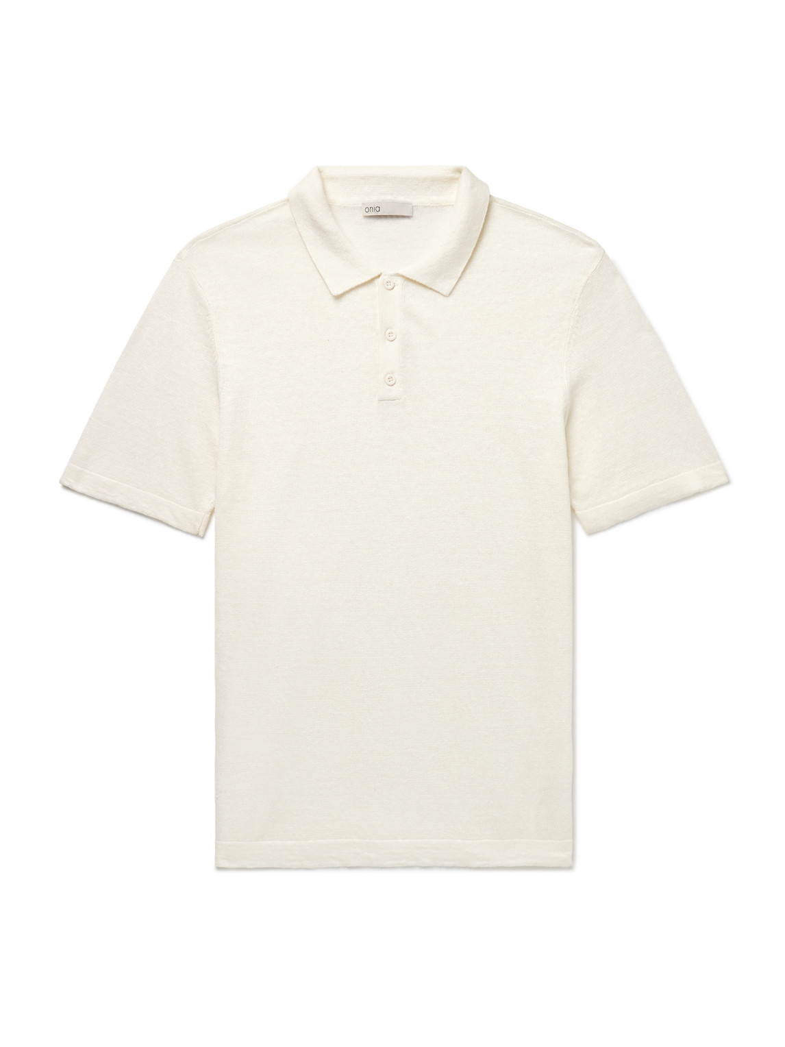 Onia Johnny Crocheted Cotton-blend Polo Shirt
