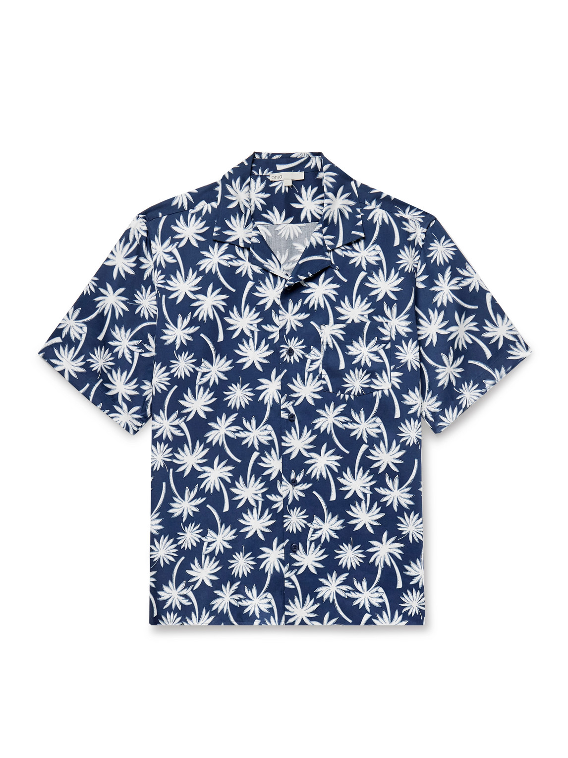 Vacation Convertible-Collar Printed TENCEL™ Lyocell Shirt