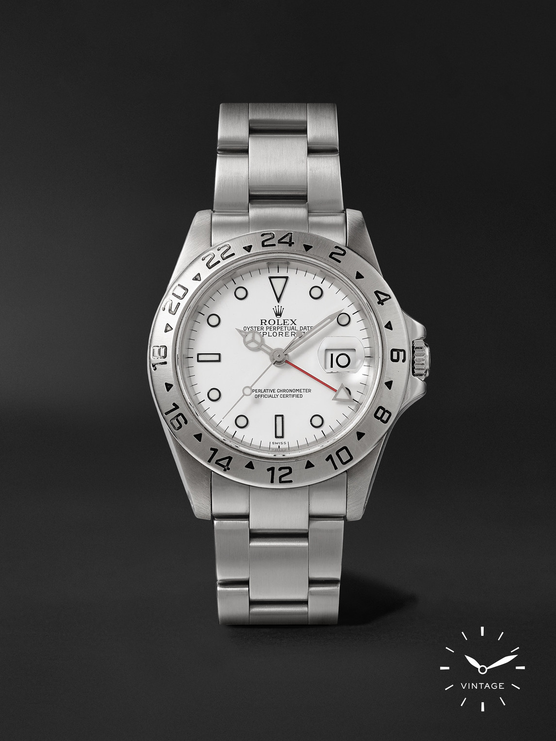 Windsor Pre-Owned 2002 Rolex Explorer II Automatic 40mm Stainless Steel Watch, Ref. No. 16570 - Men