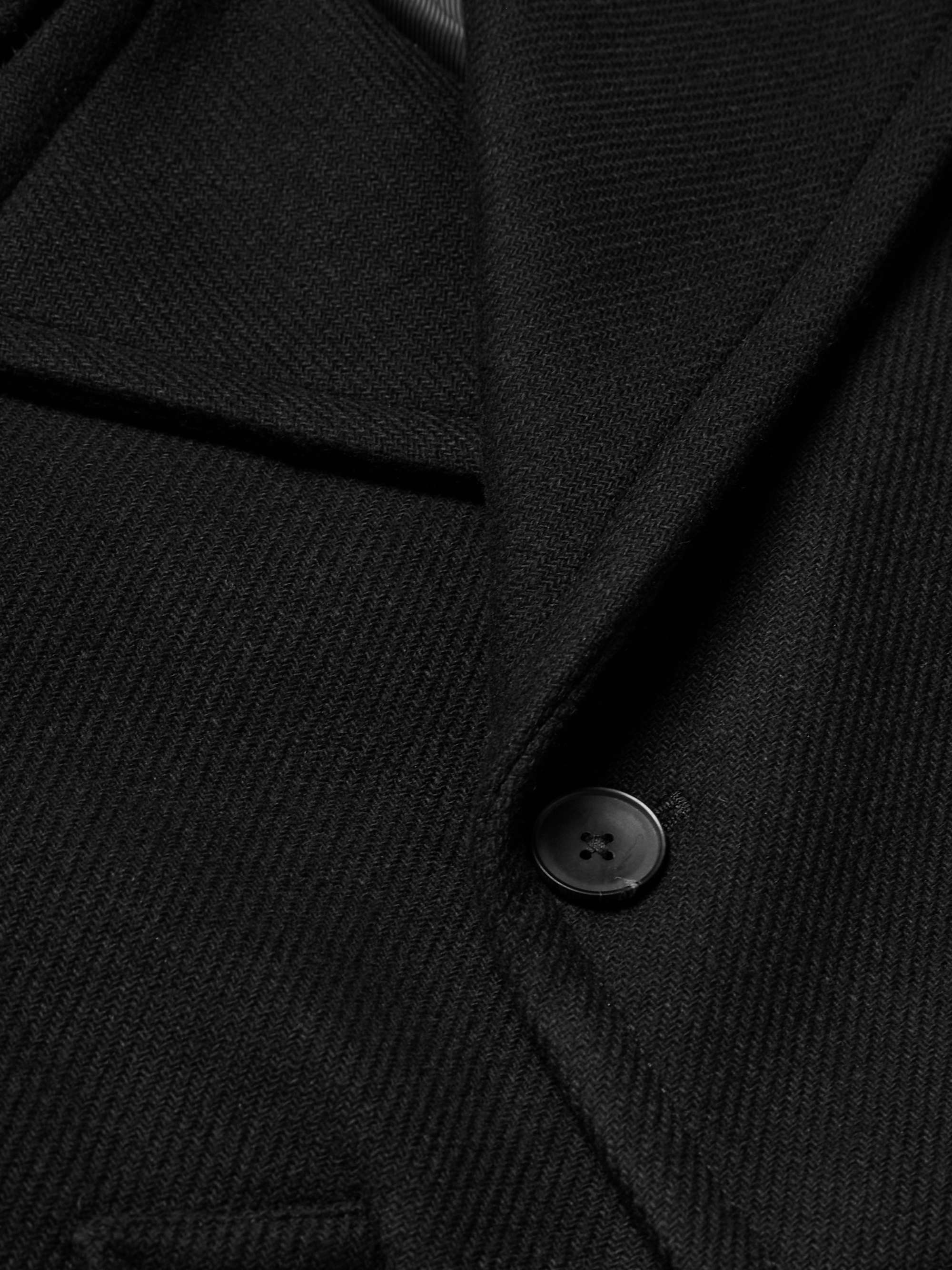 MR P. Wool-Blend Twill Peacoat for Men | MR PORTER
