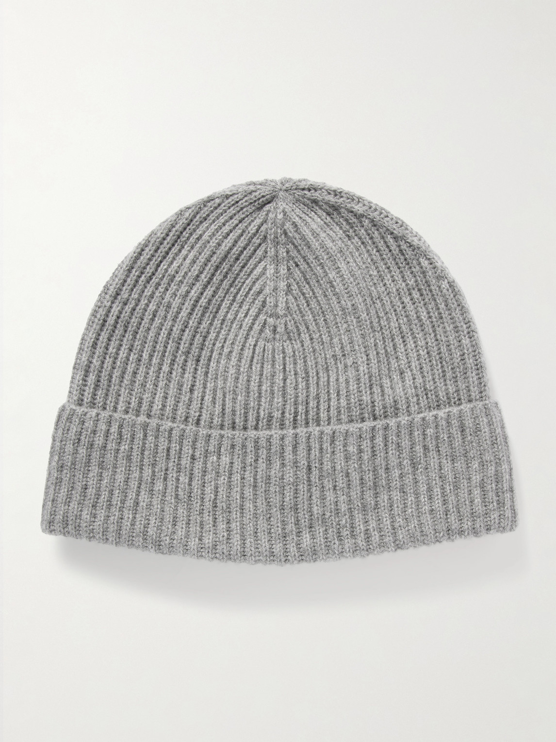MR P. Cairn Ribbed Cashmere Beanie - Men