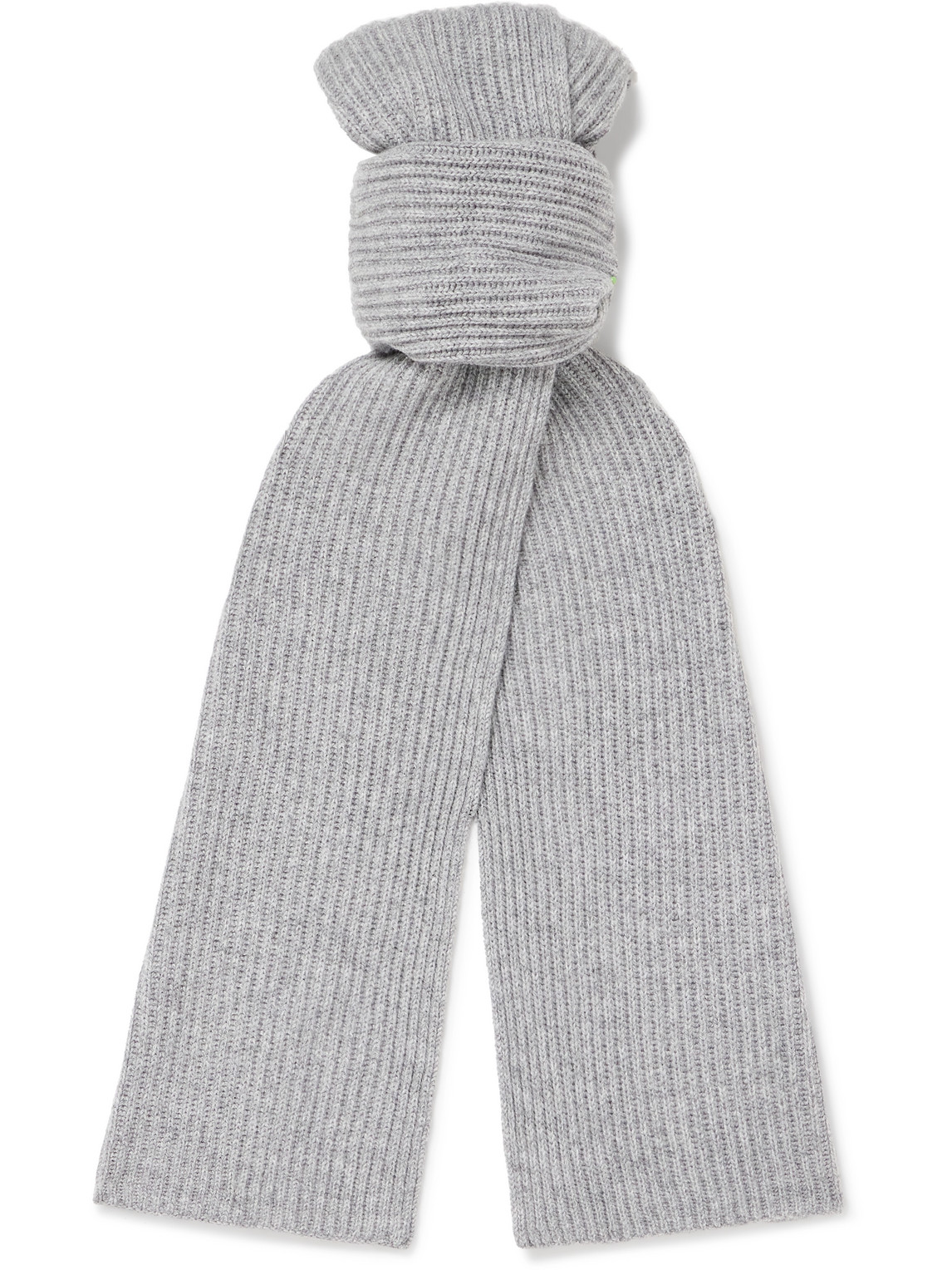 Ribbed Cashmere Scarf